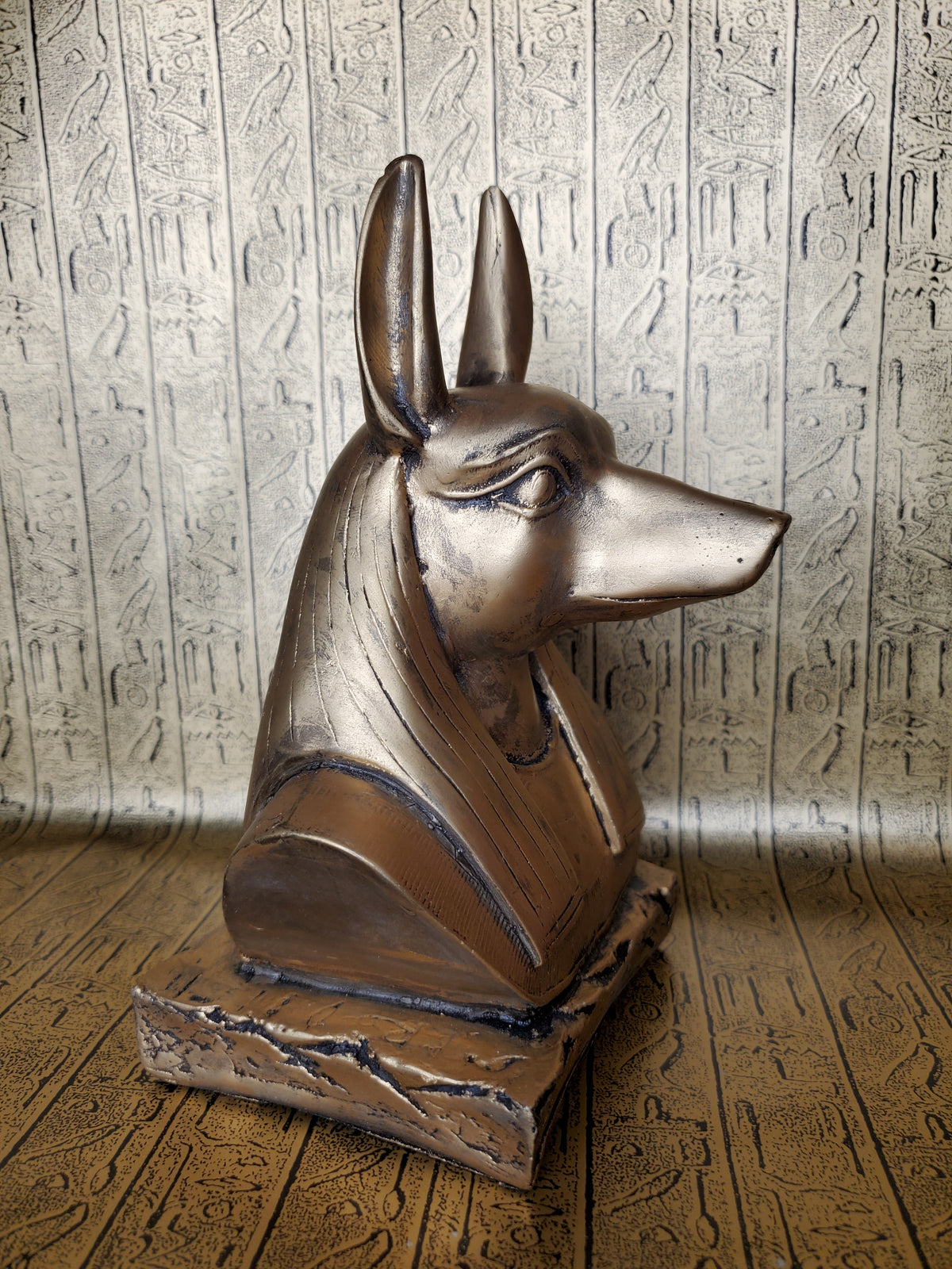 Anubis Bust Statue - Made in Egypt