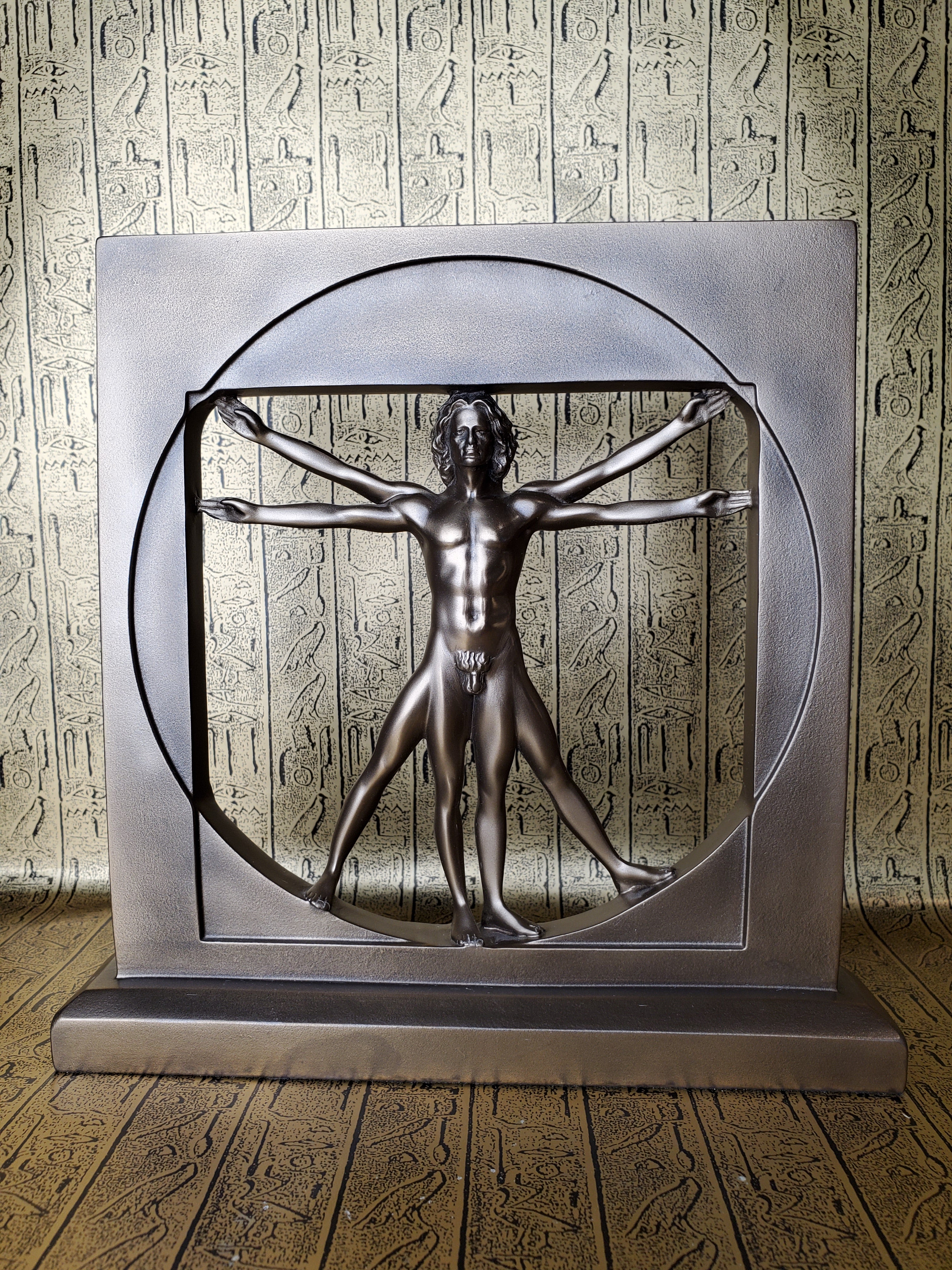 The Vitruvian Man Statue