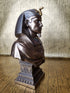 Egyptian Pharaoh Bust on Plinth