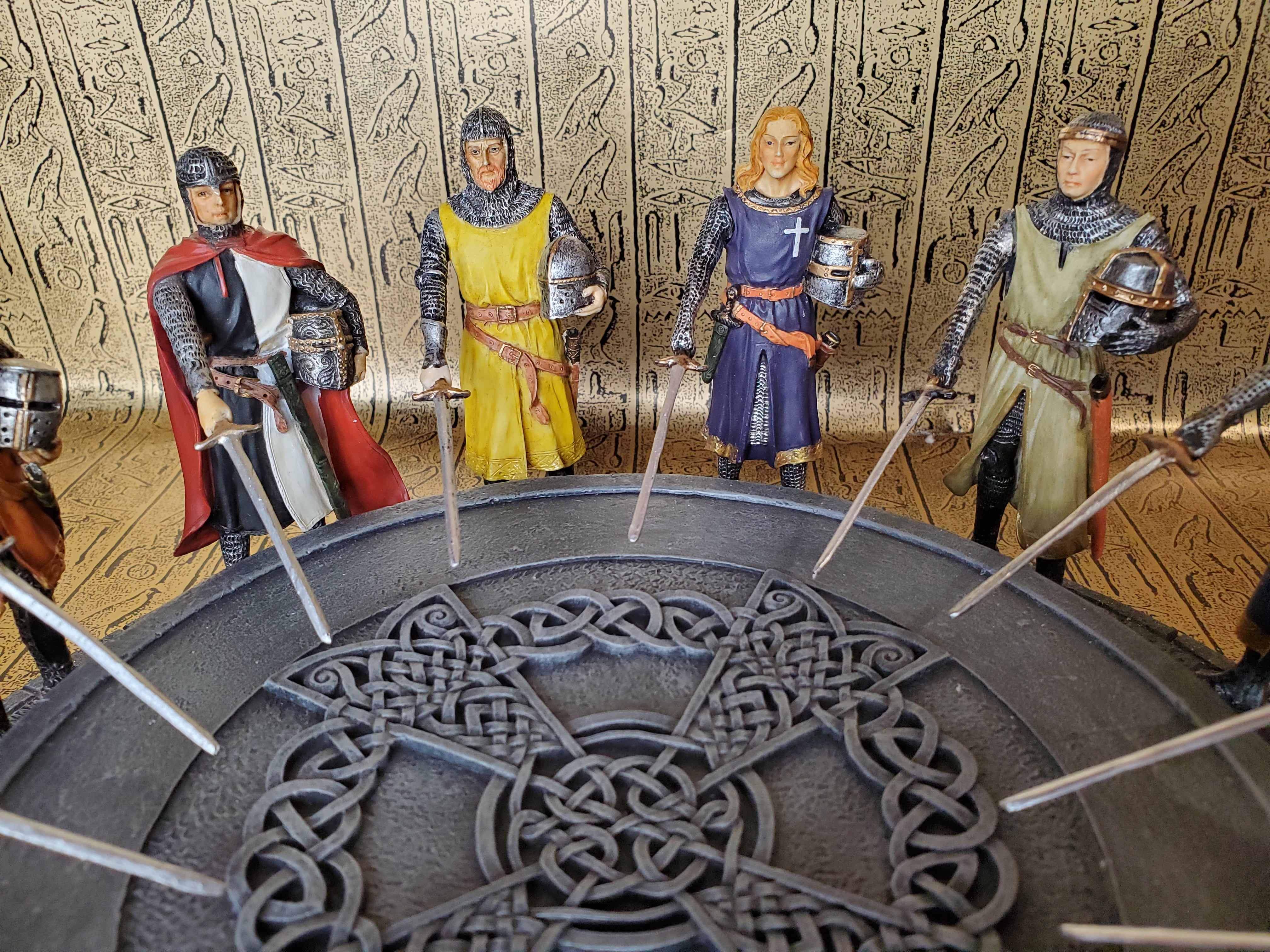 King Arthur and the Knights at the Round Table Statue