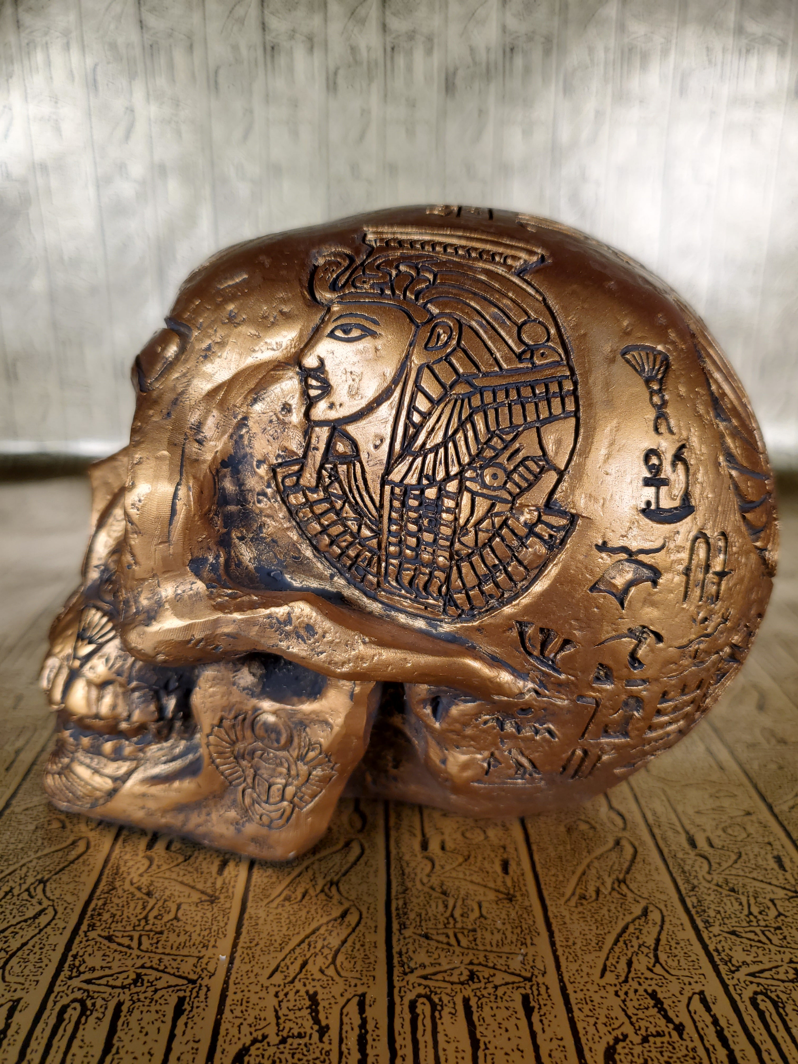 Egyptian Skull - Gold