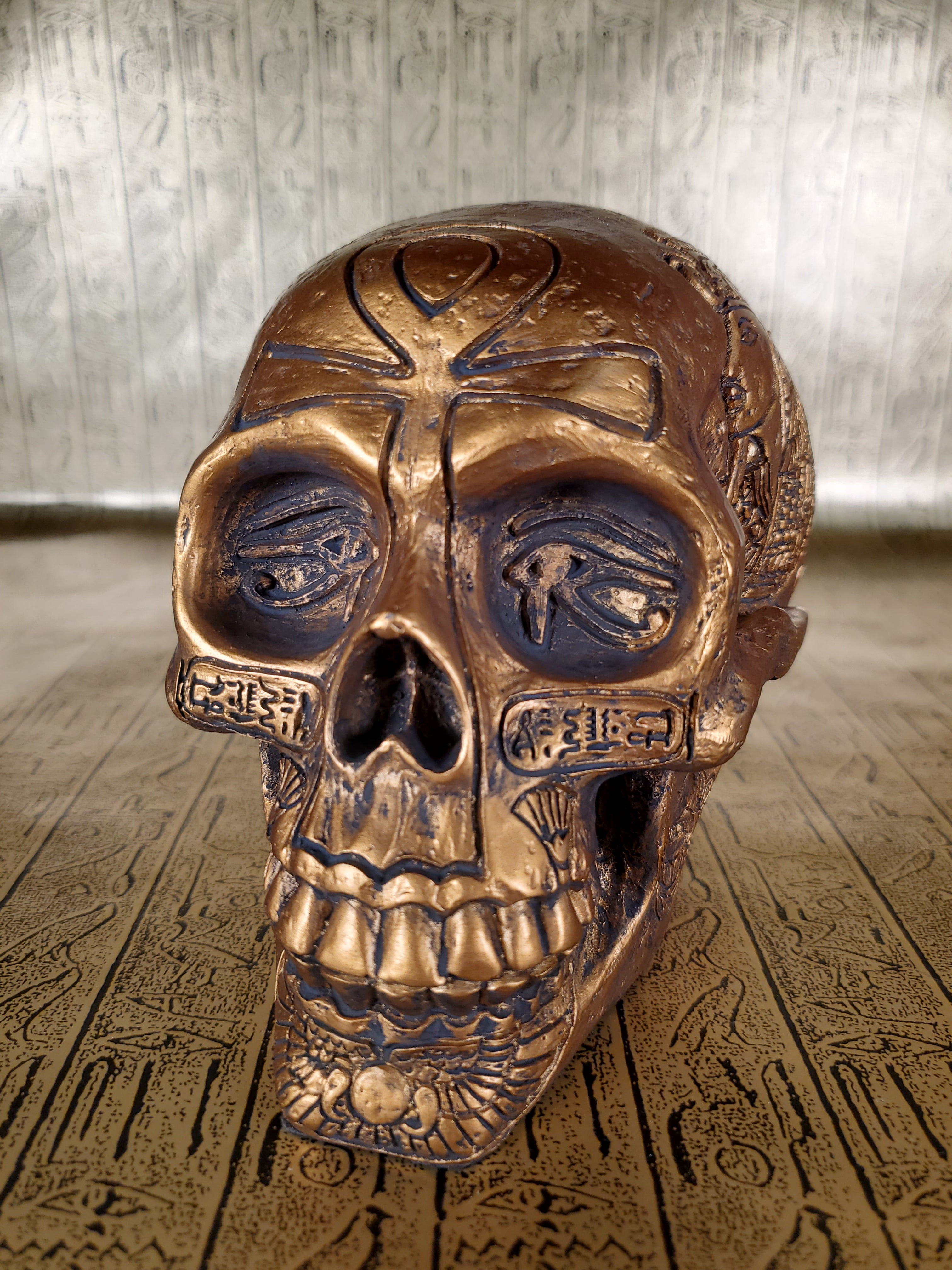 Egyptian Skull - Gold