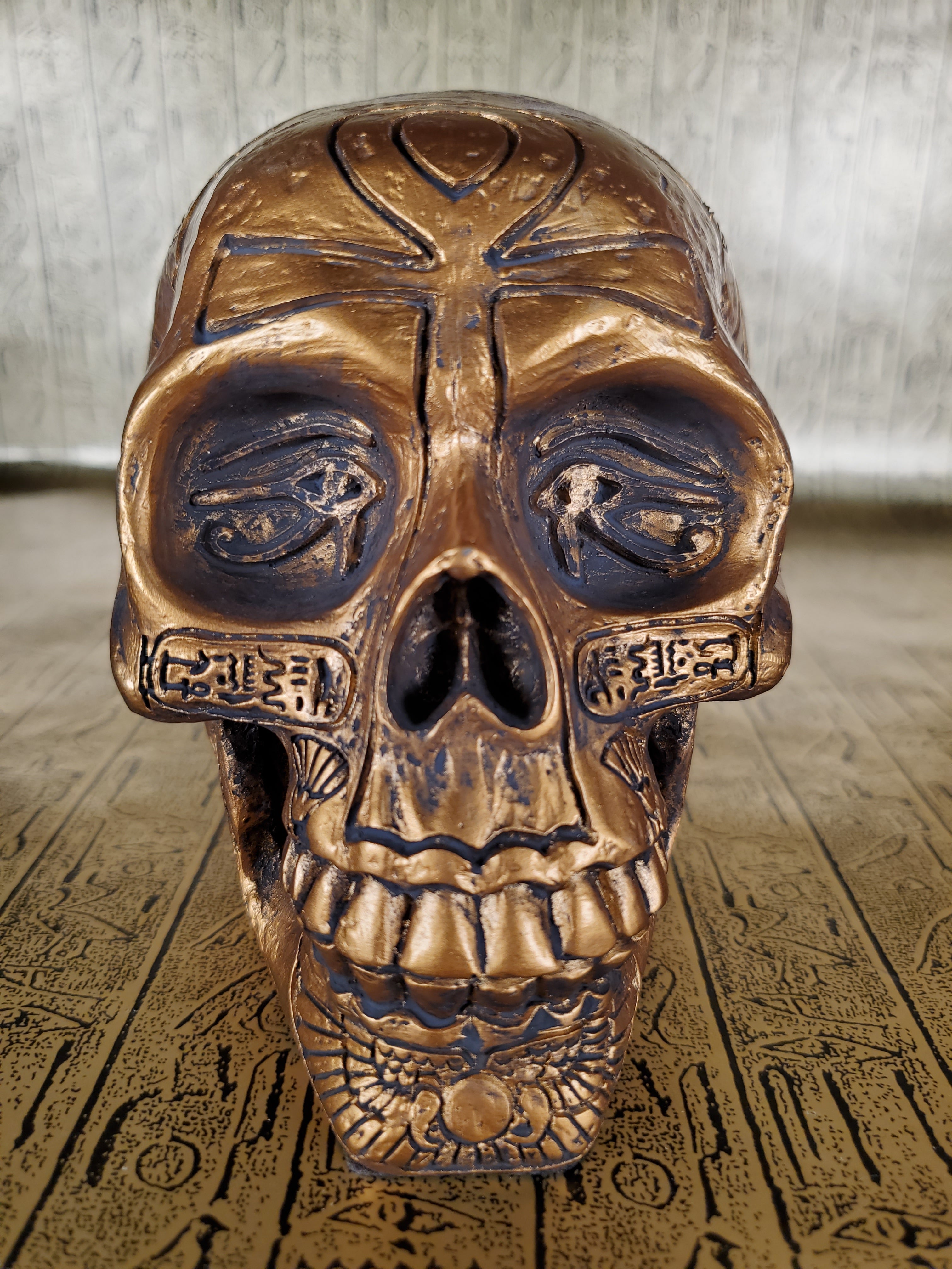 Egyptian Skull - Gold