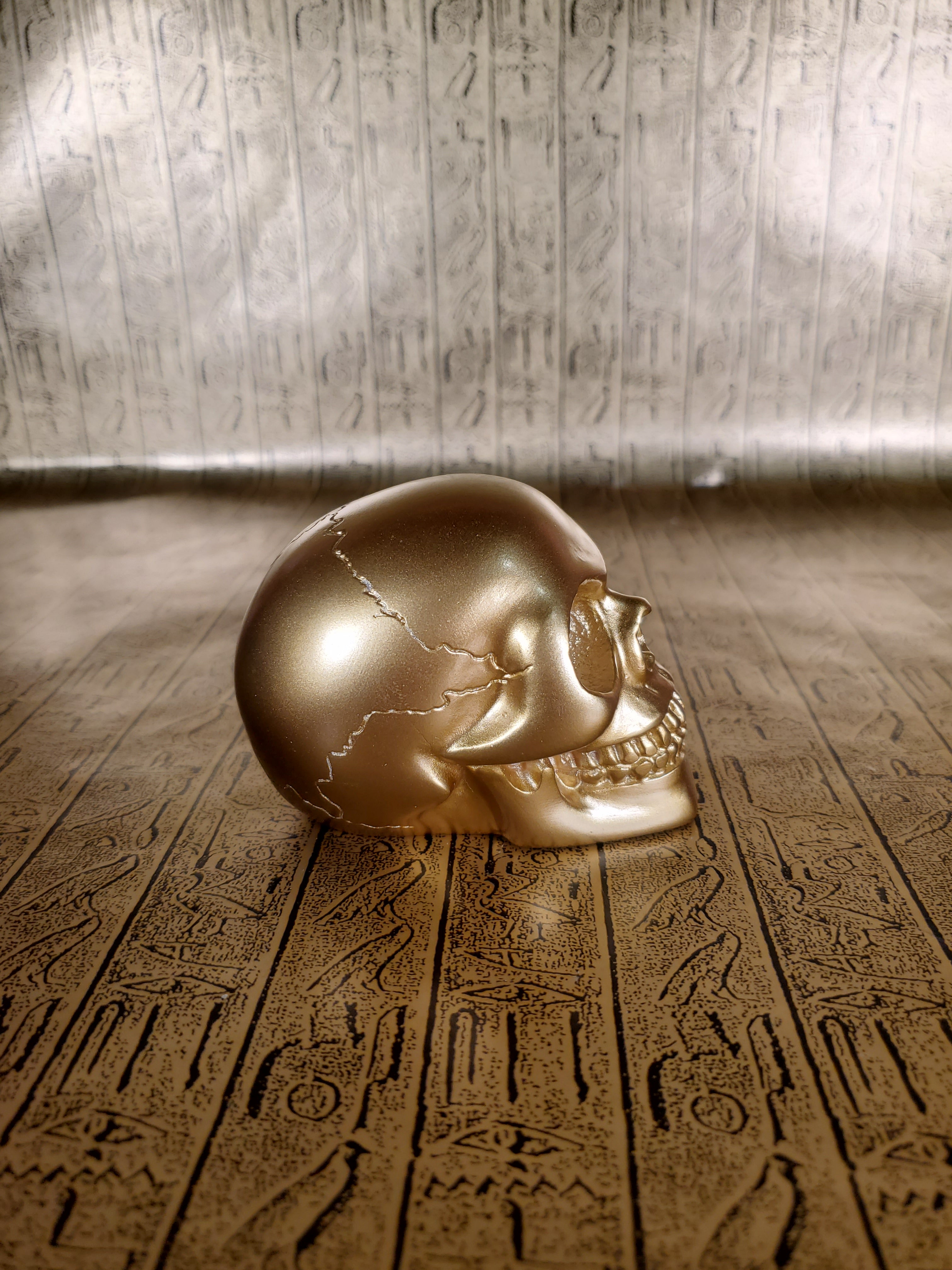 Small Gold Skull