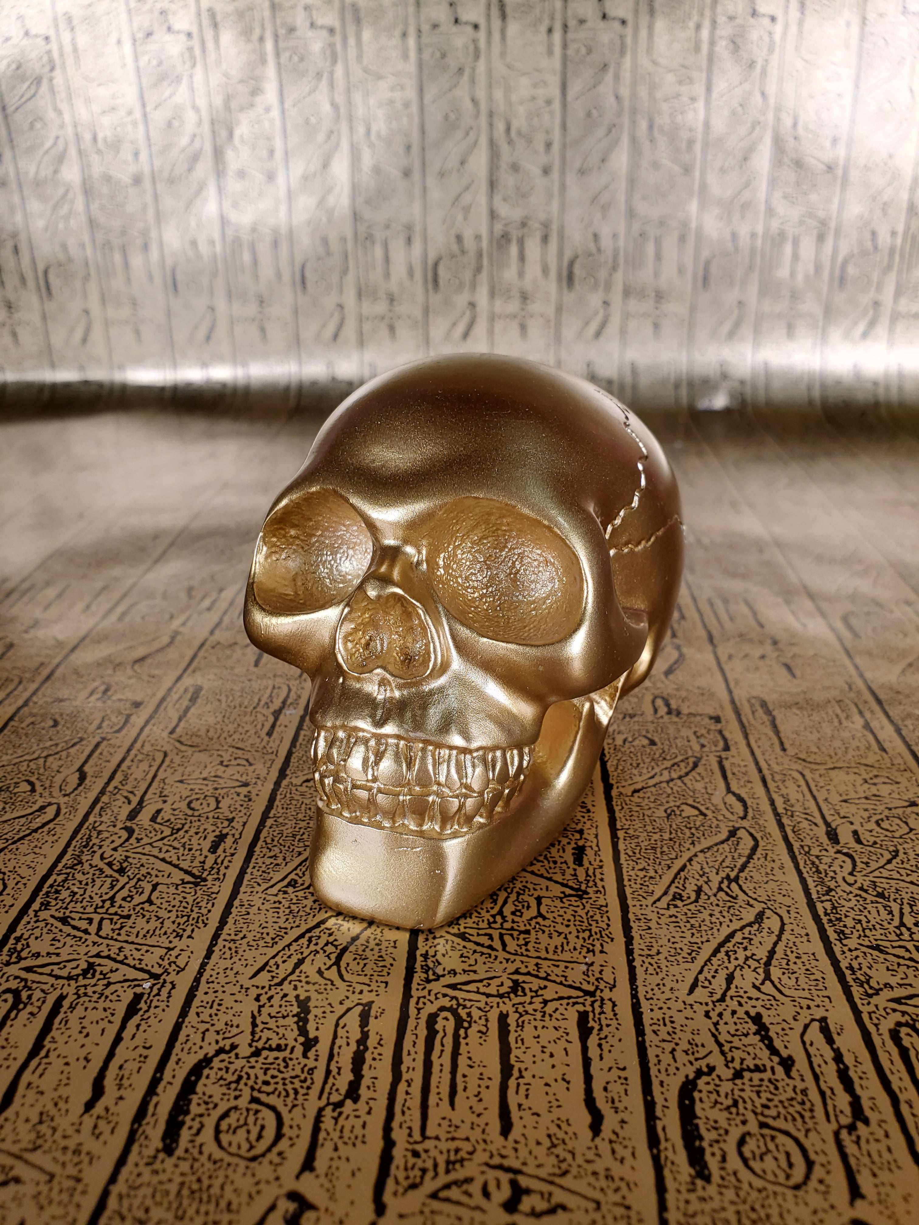 Small Gold Skull