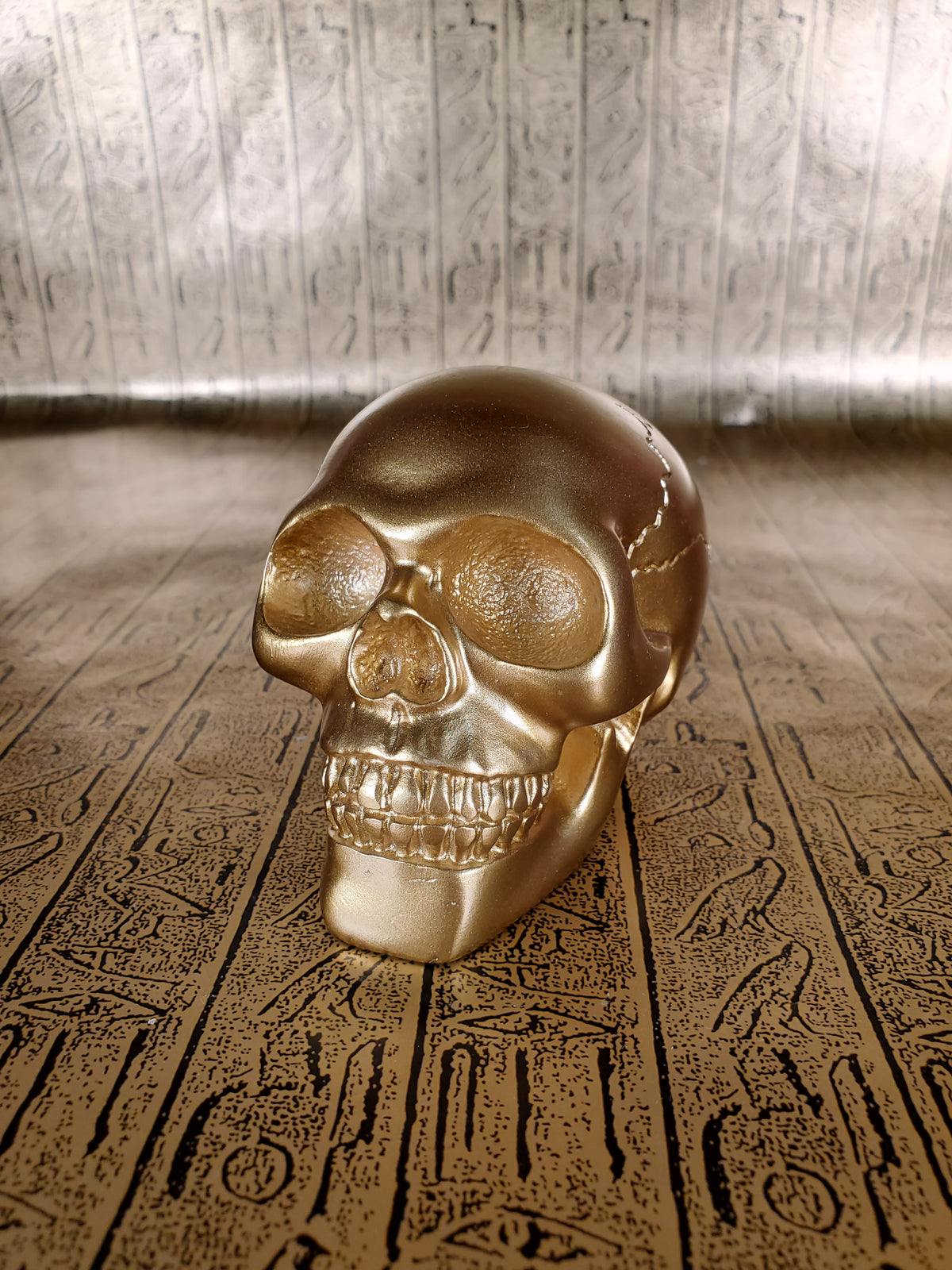 Small Gold Skull