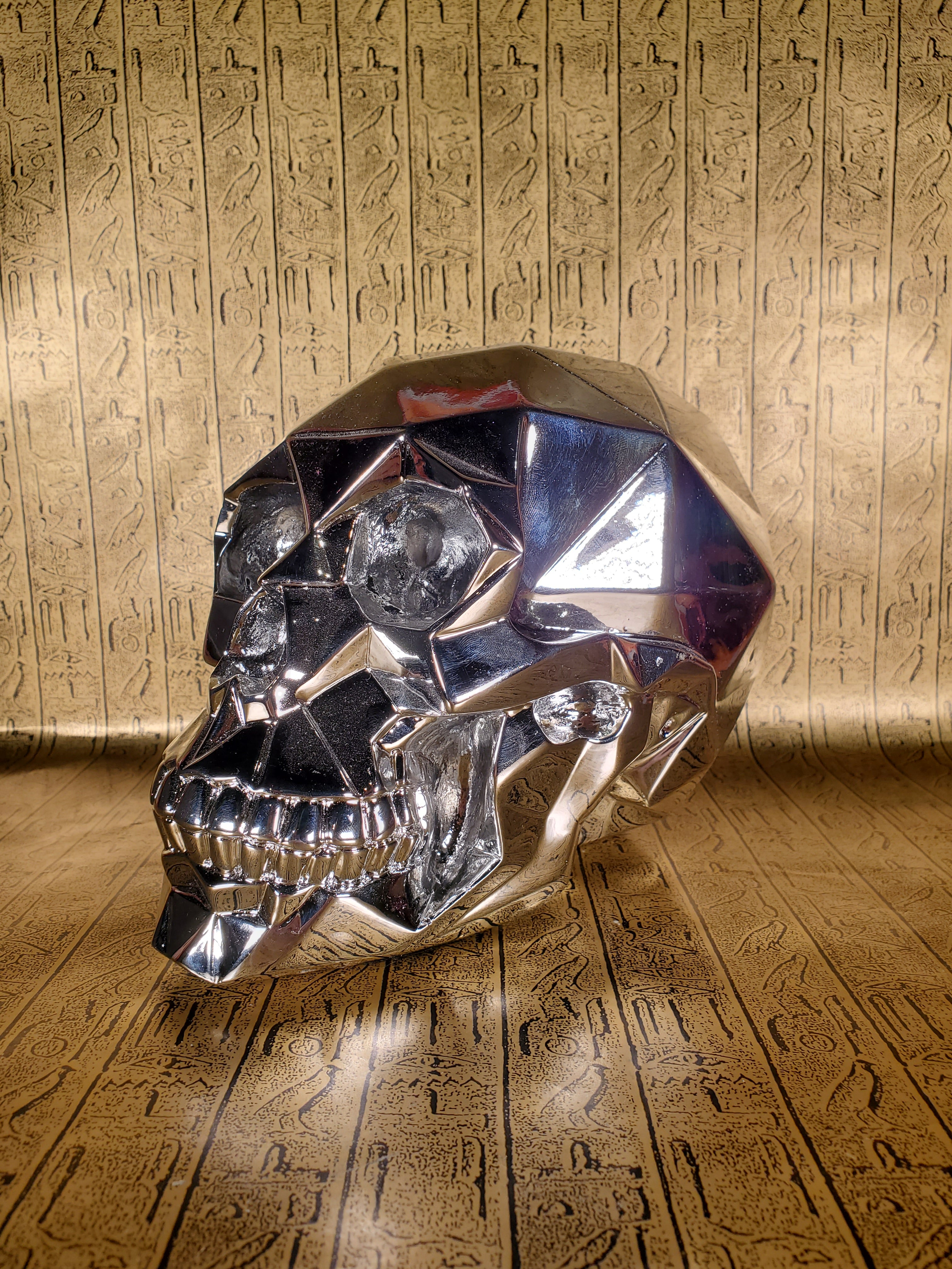 Chrome Polygon Skull