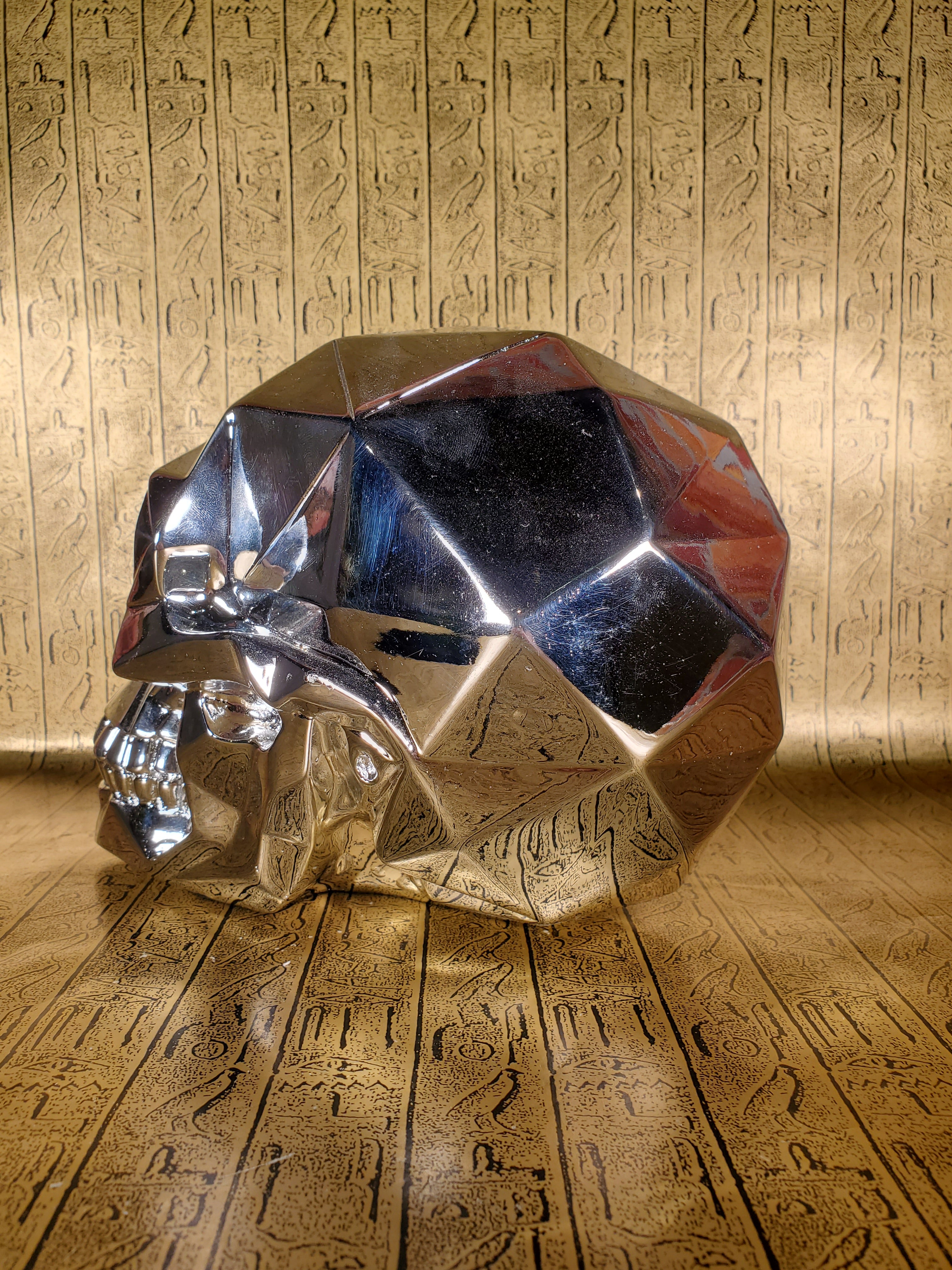 Chrome Polygon Skull