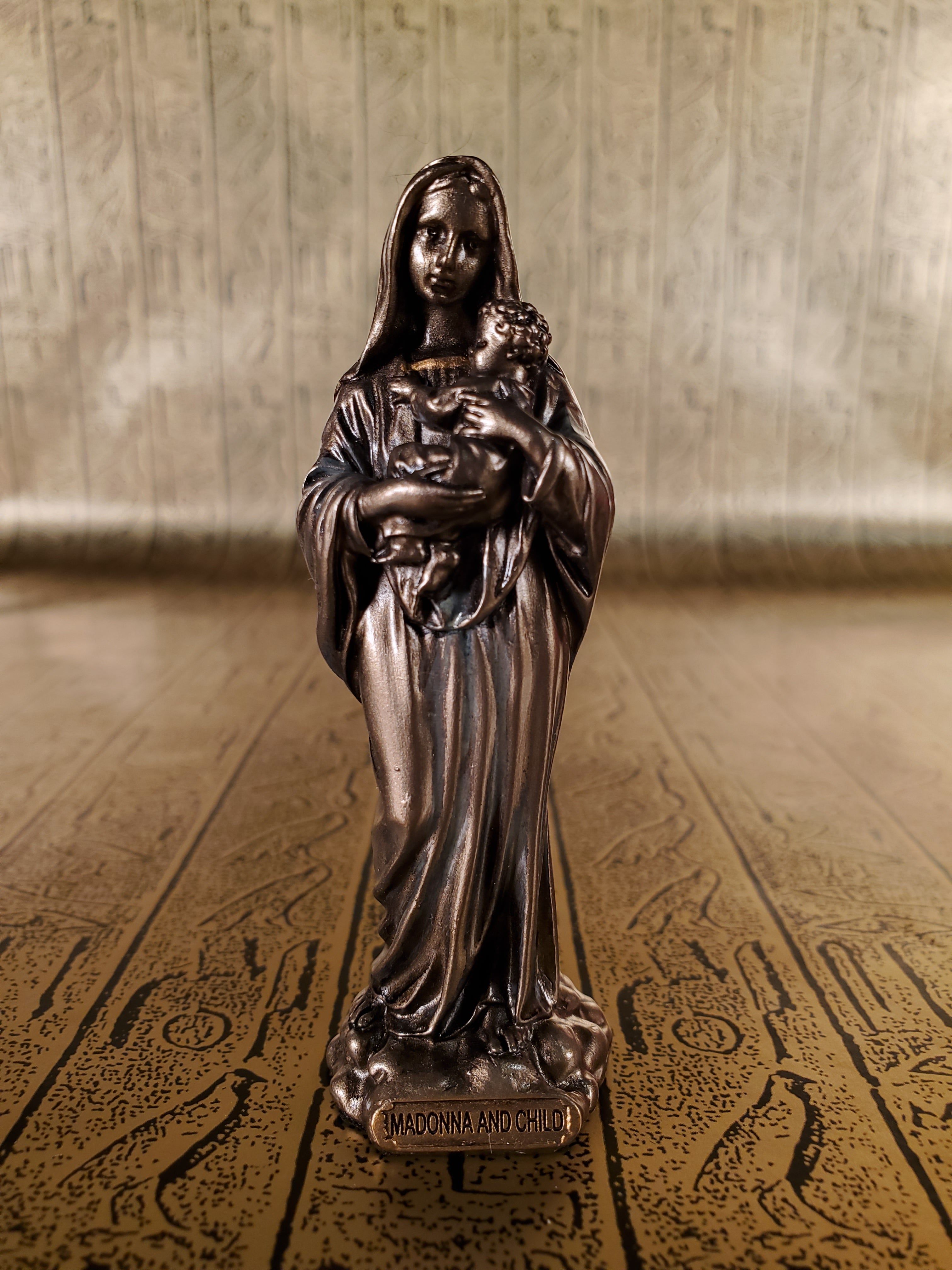 Madonna and Child Mini Statue