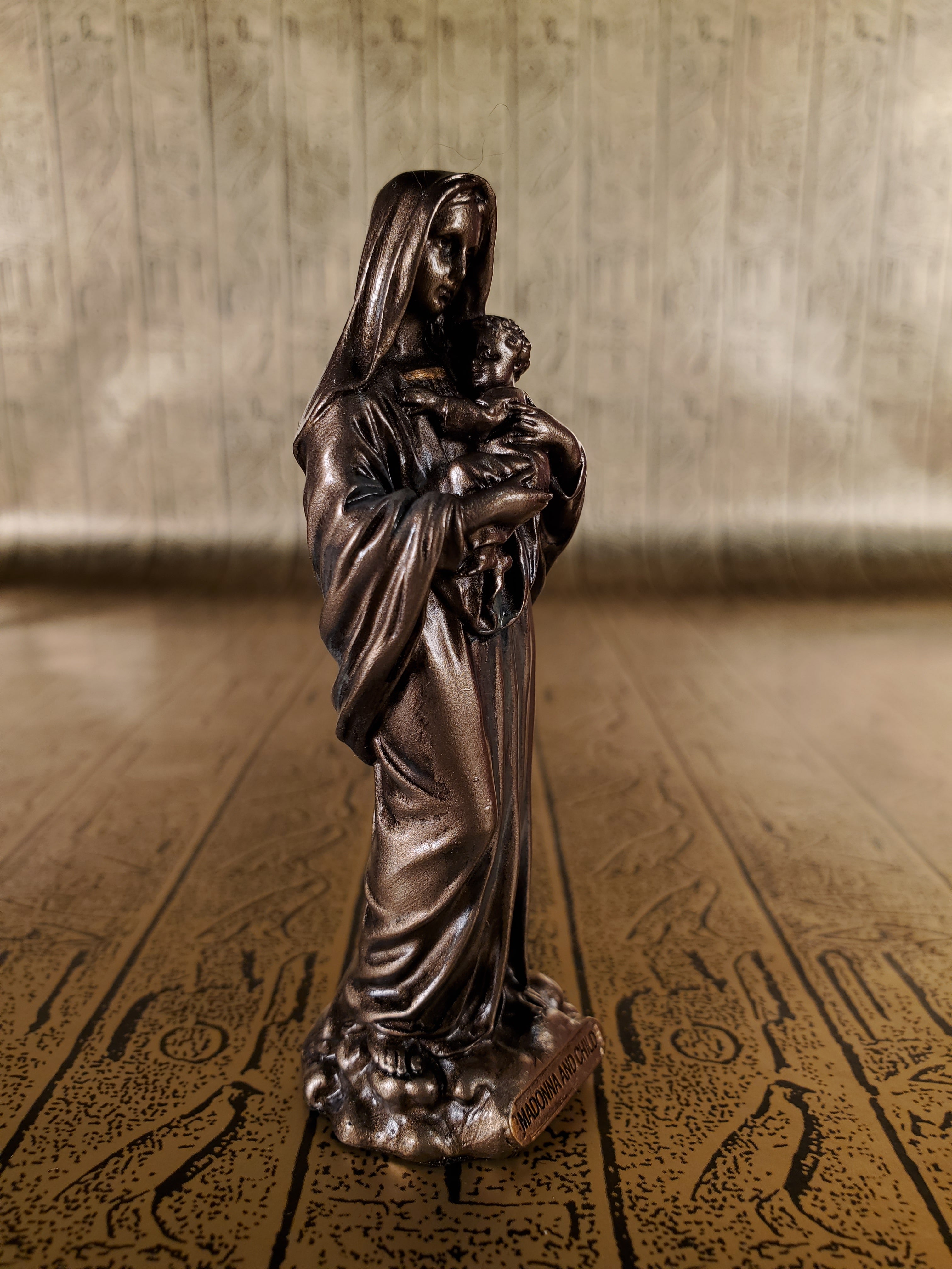 Madonna and Child Mini Statue