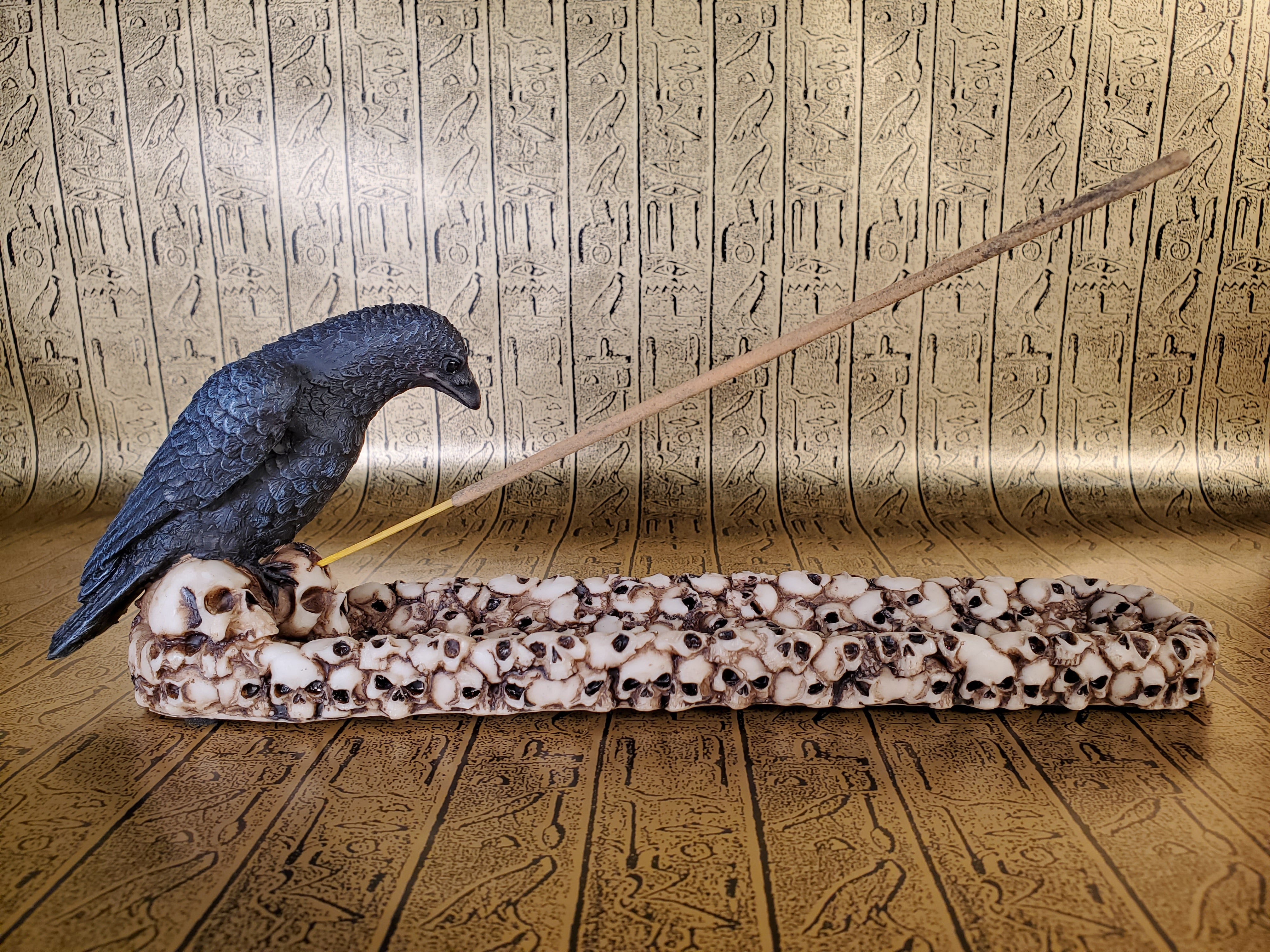 Raven & Skulls Incense Burner