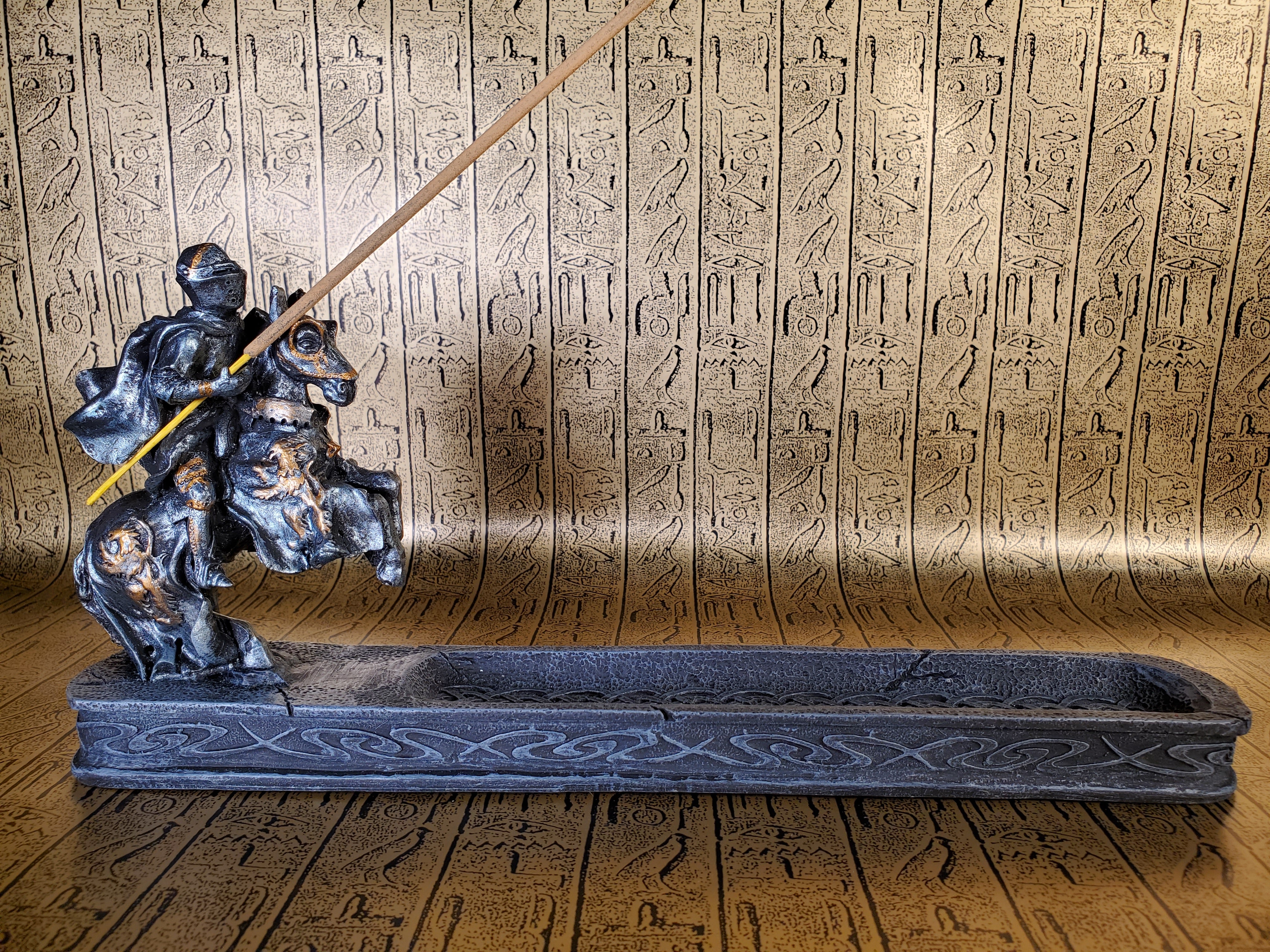 Jousting Knight Incense Burner