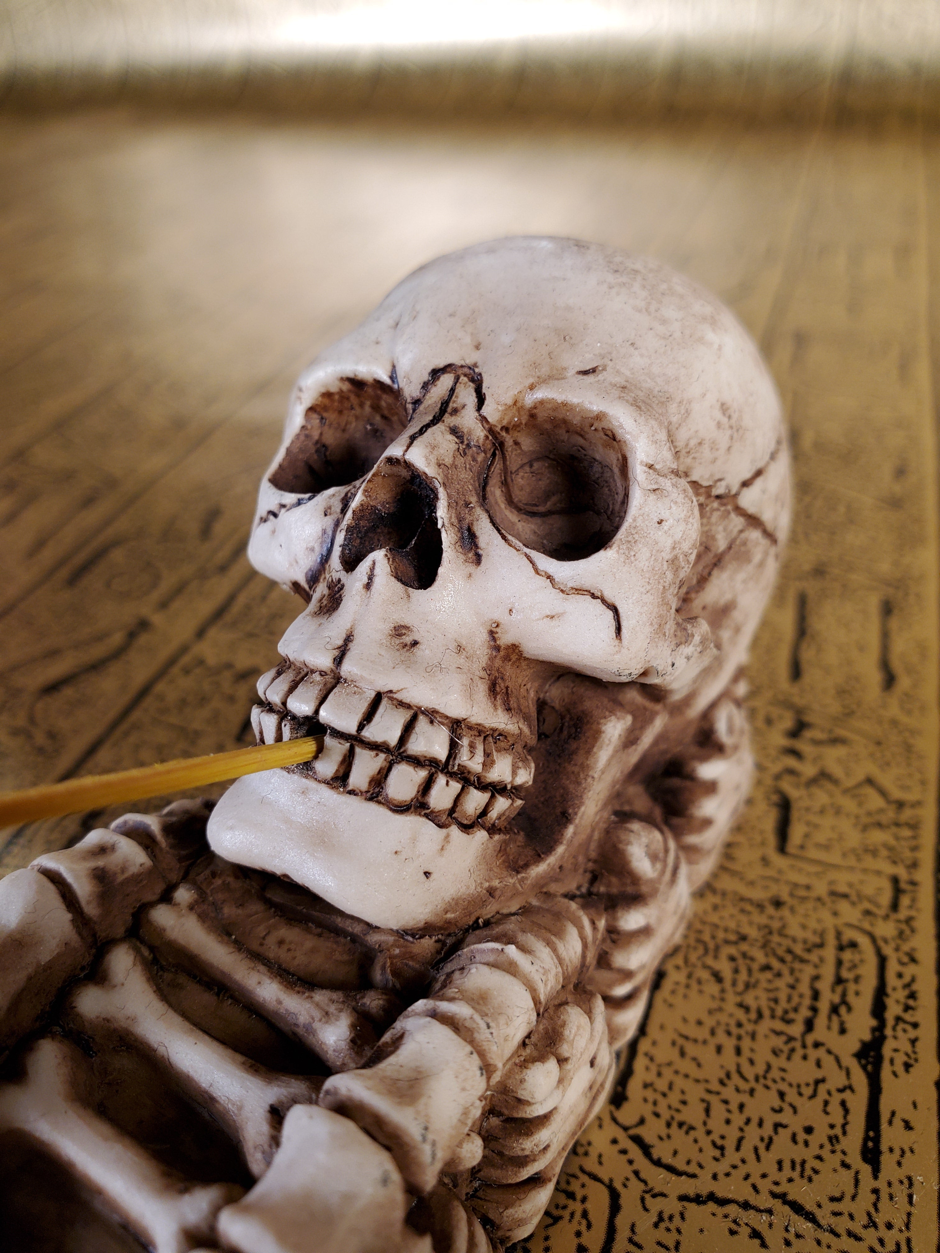 Skull & Bones Incense Burner