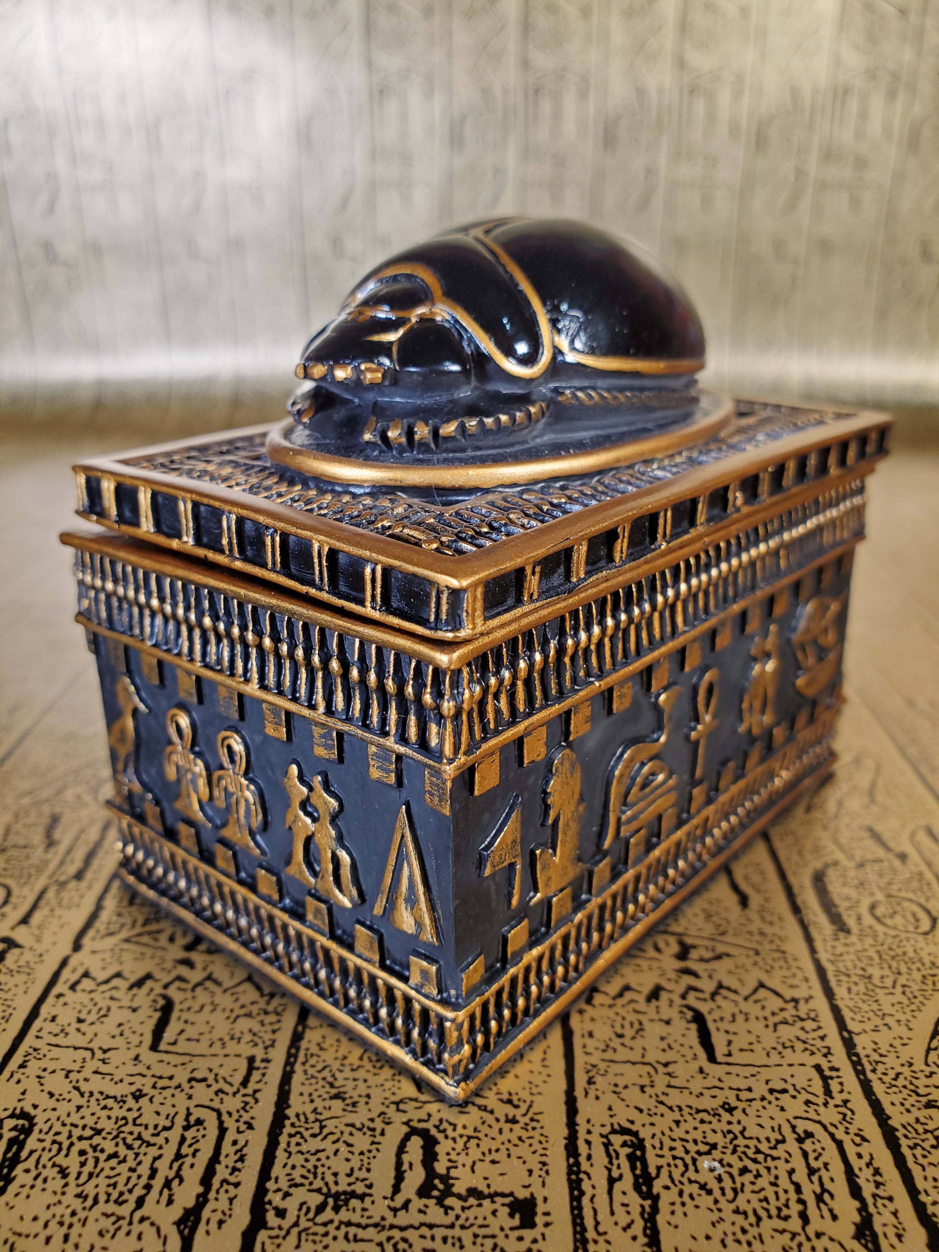 Scarab Trinket Box