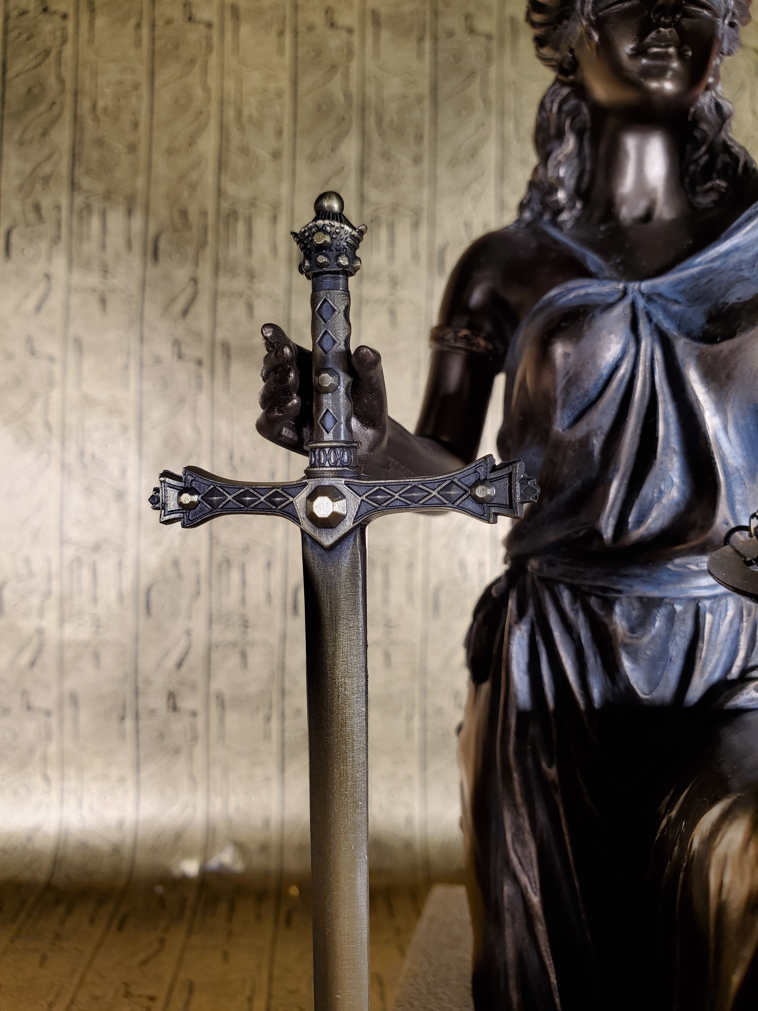 Lady Justice with Sword Letter-opener