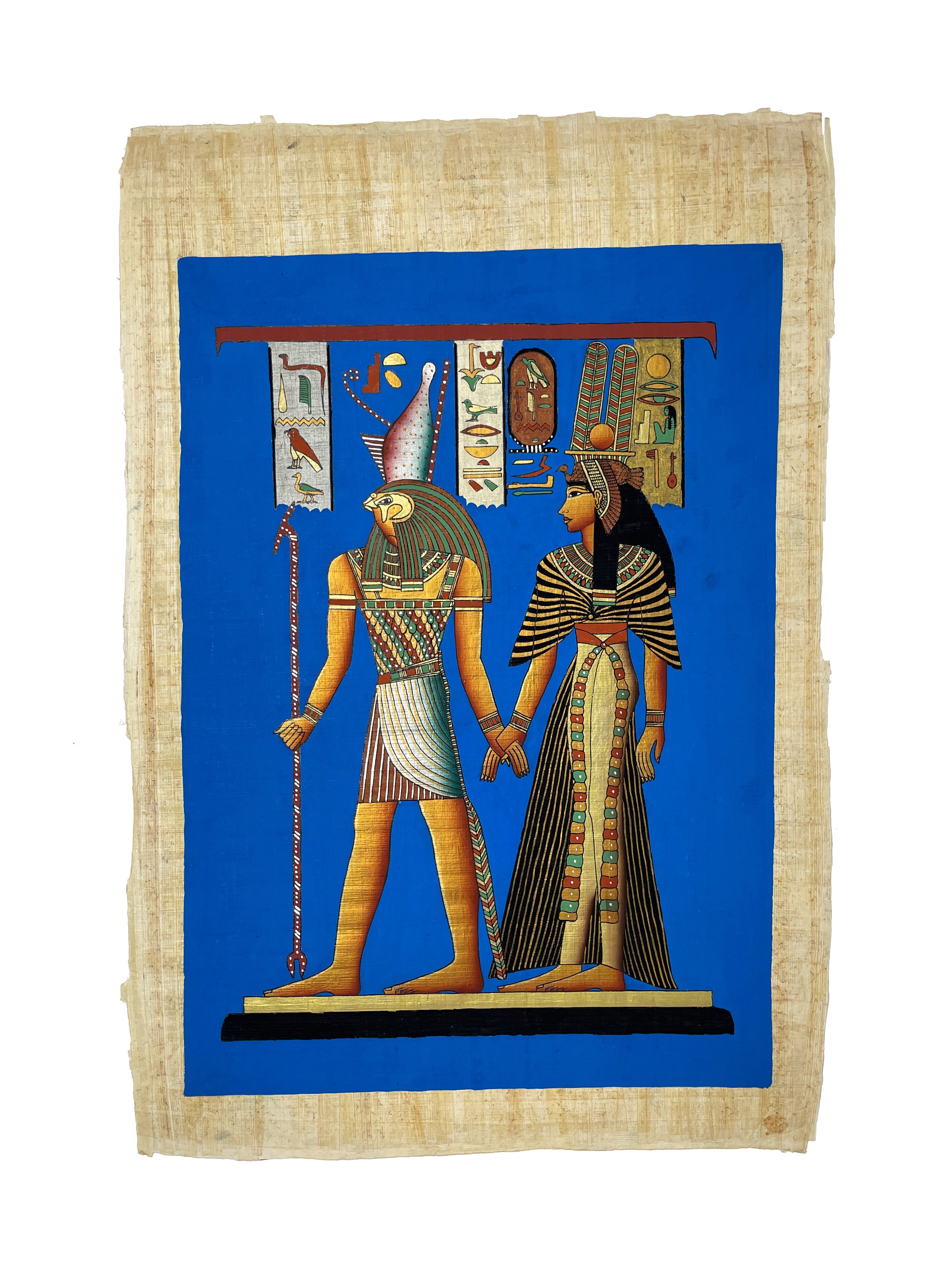 Horus Leading Queen Nefertari into the Afterlife Papyrus