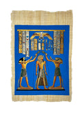 Thoth and Horus Blessing Ramses II With Eternal Life Papyrus
