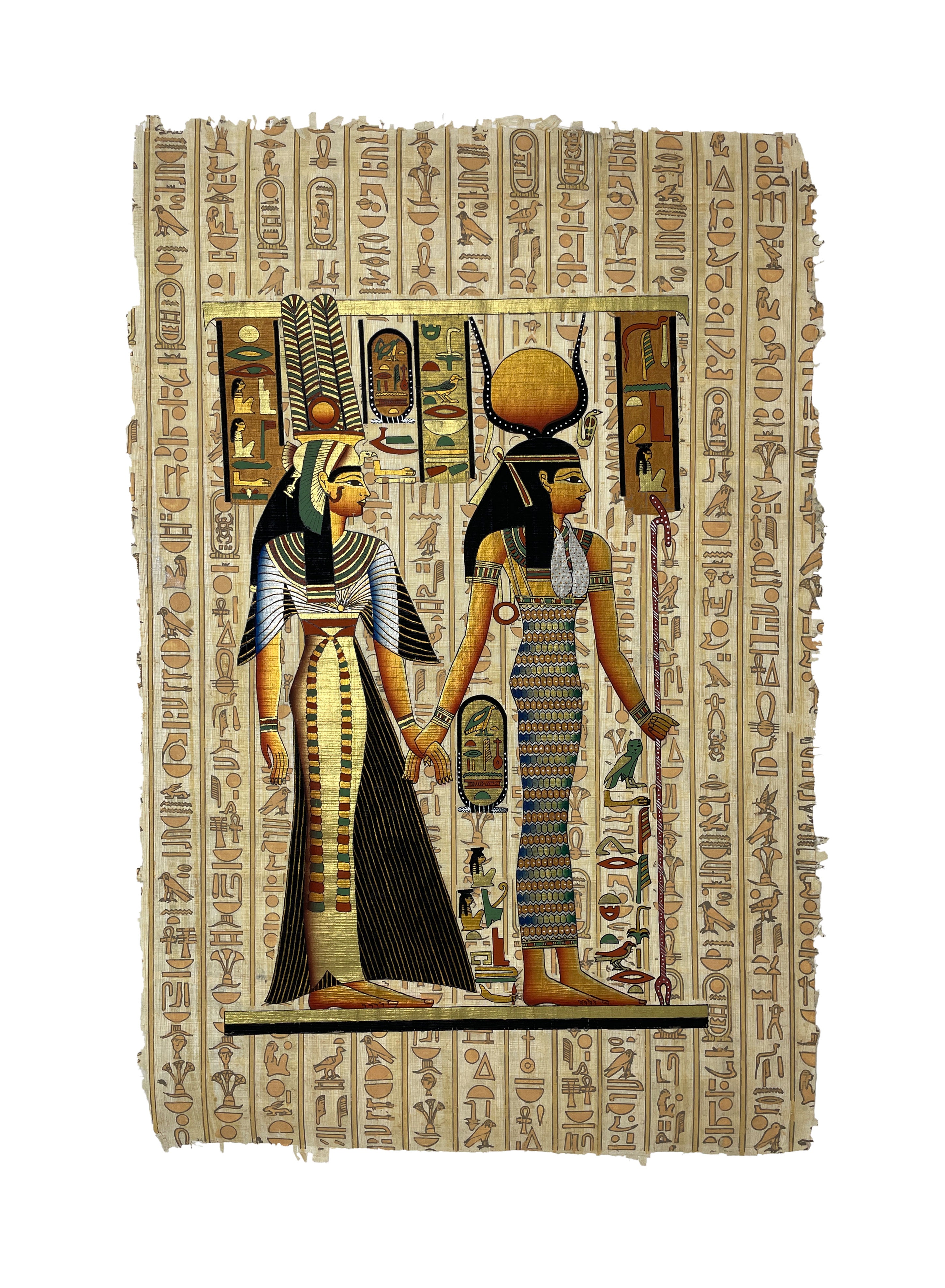 Isis Leading Queen Nefertari into the Afterlife Papyrus