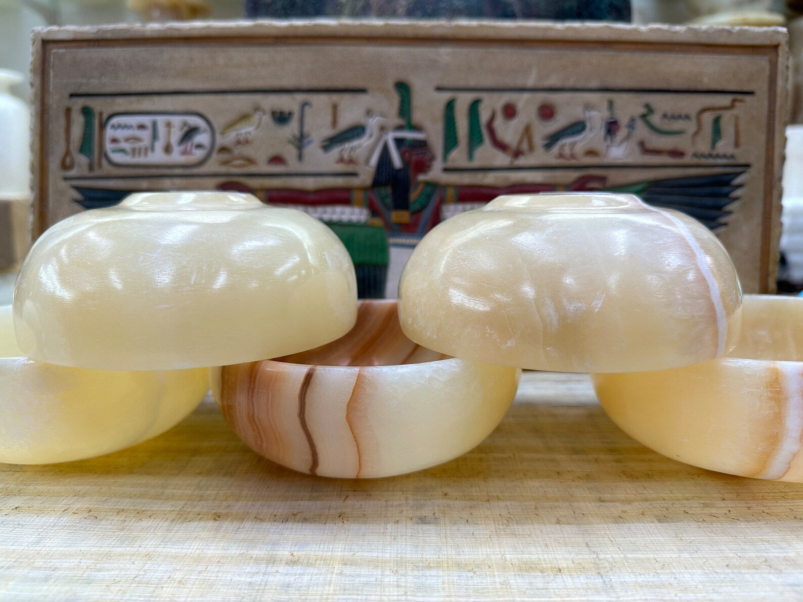 Egyptian Alabaster Bowl