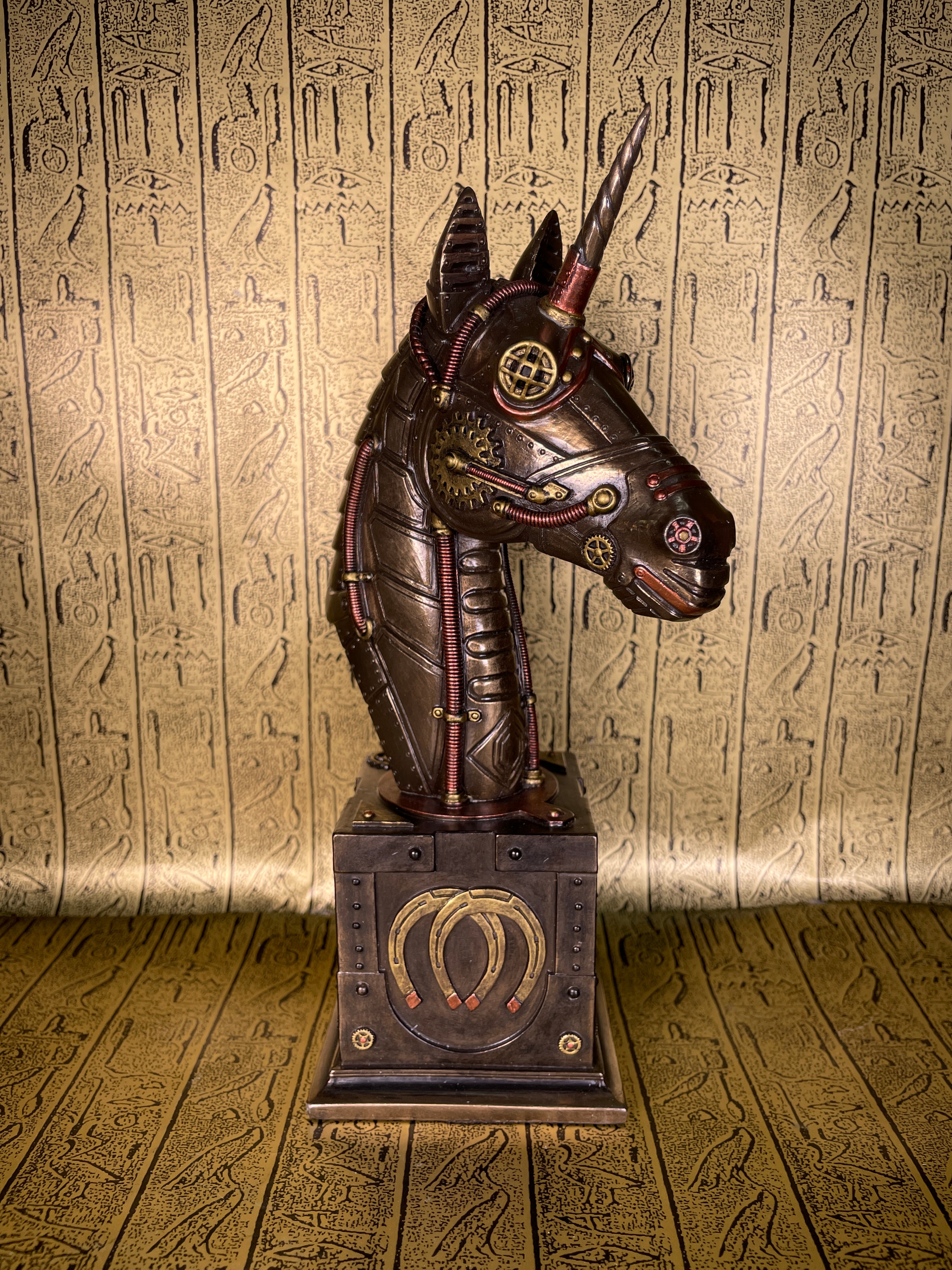 Steampunk Unicorn Bust