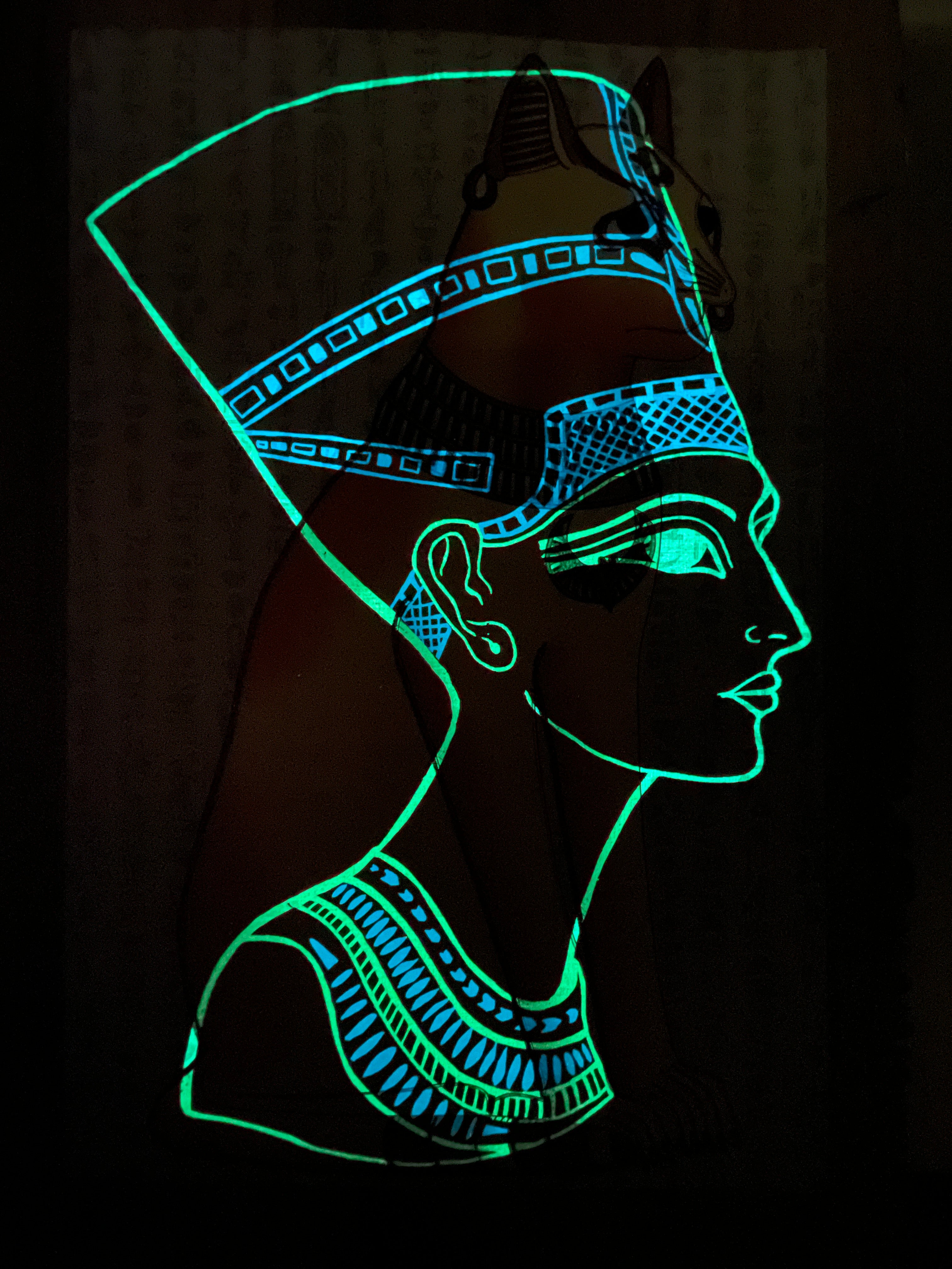 Bastet Papyrus - Glow in the Dark