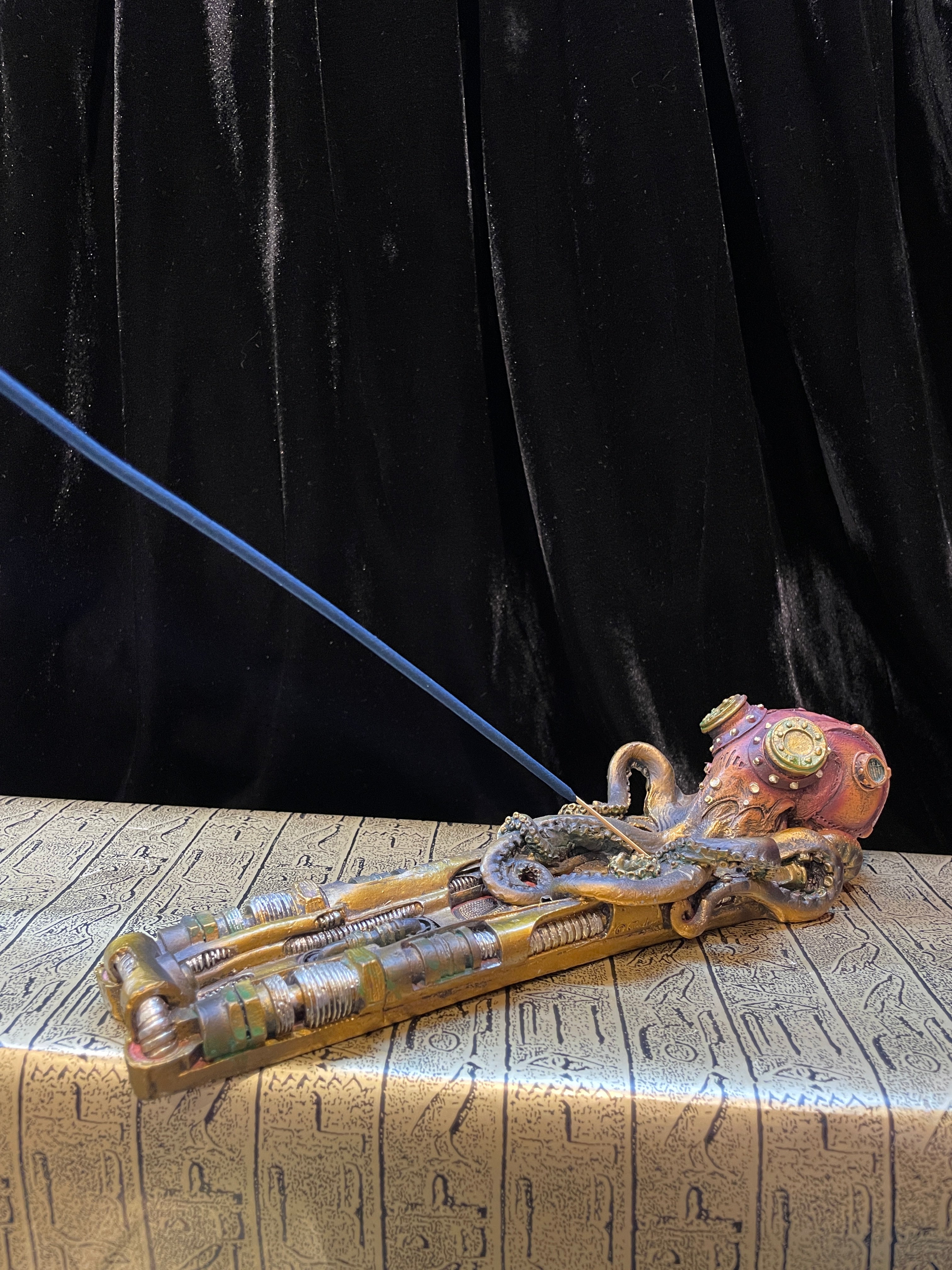 Steampunk Octopus Incense Burner