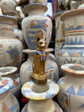 Bastet Statue - Gold-Coloured Finish, 14 cm