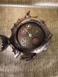 Steampunk Fish Wall Clock
