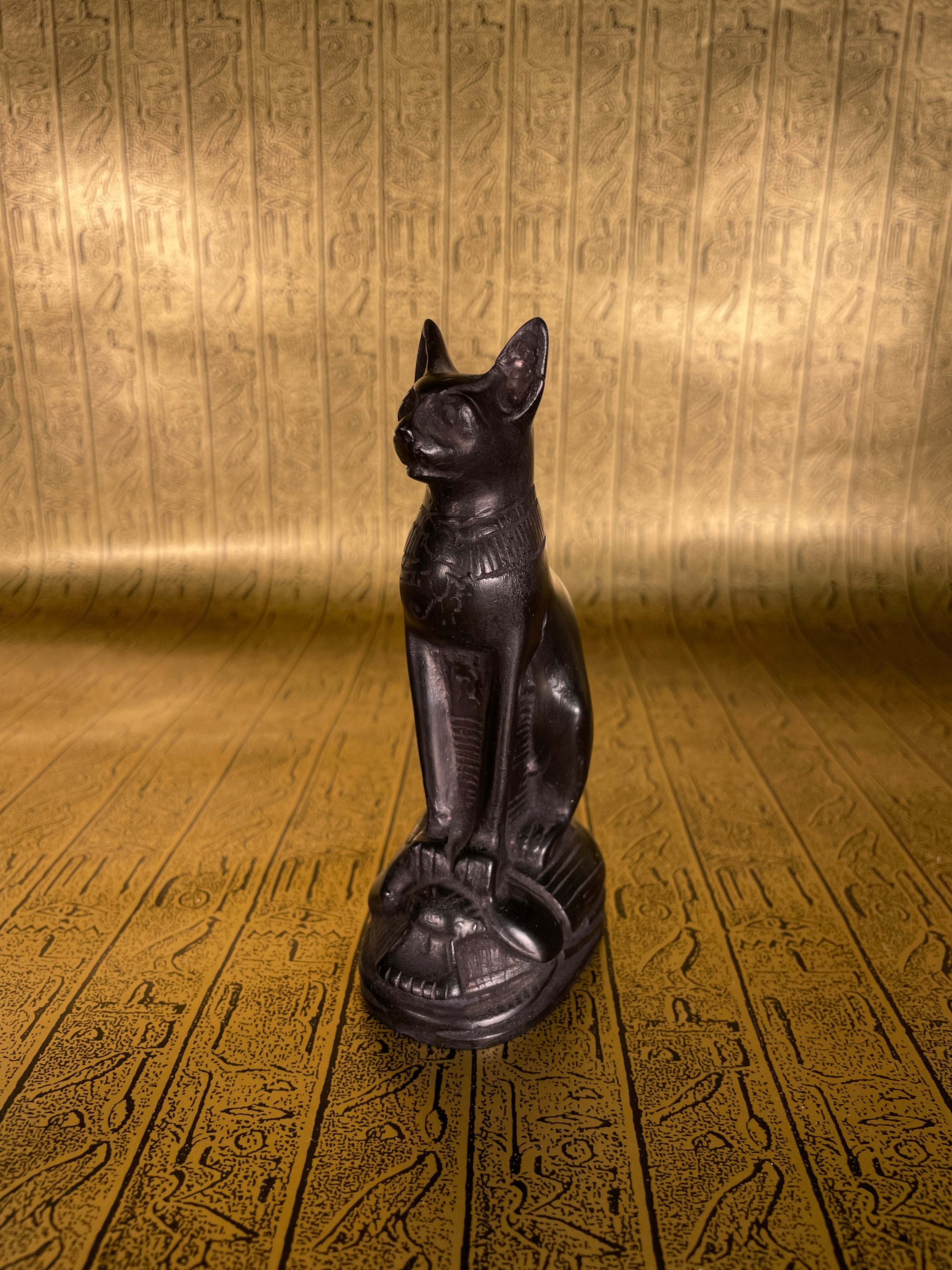 Bastet Seated on a Scarab