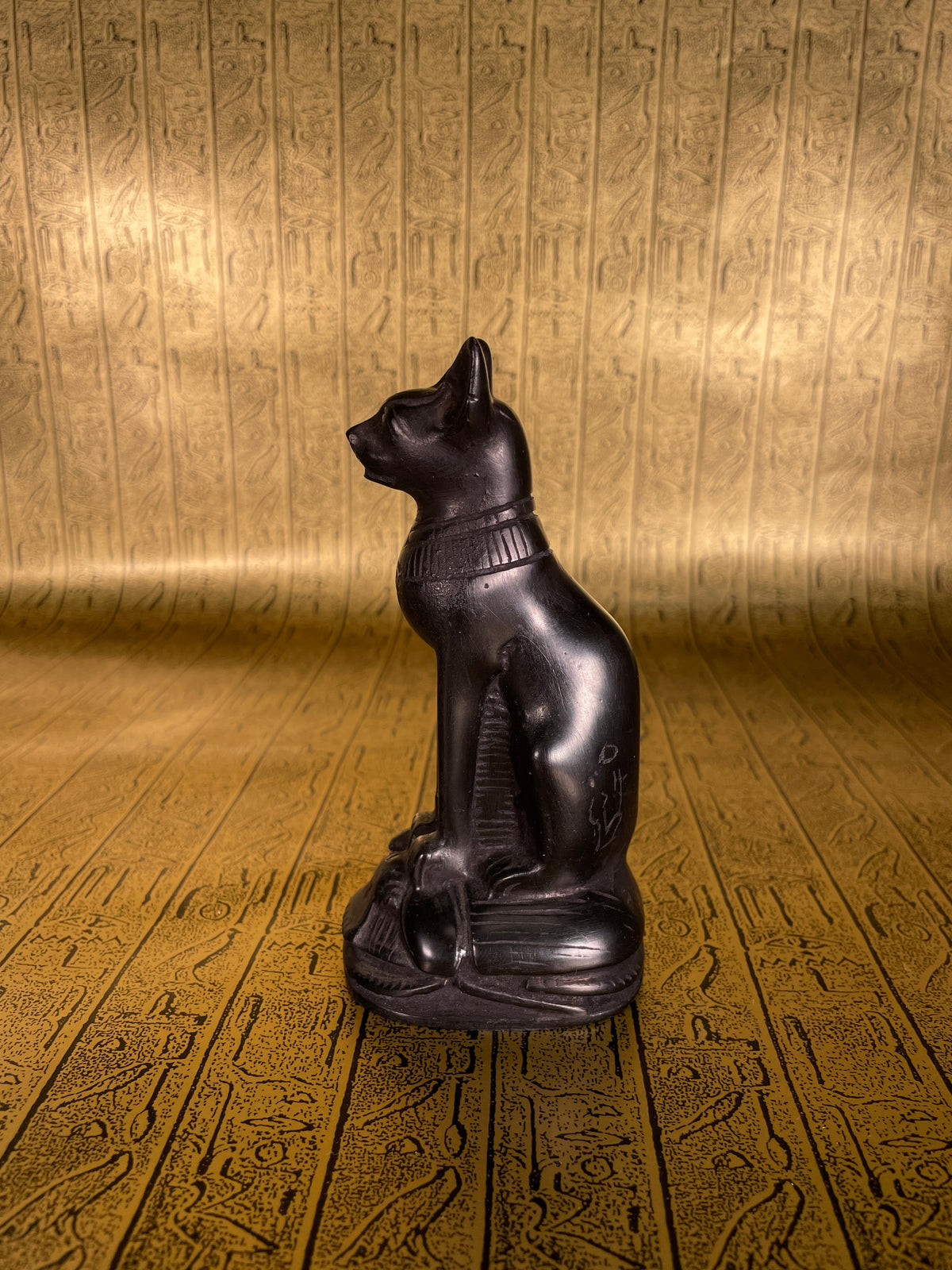 Bastet Seated on a Scarab