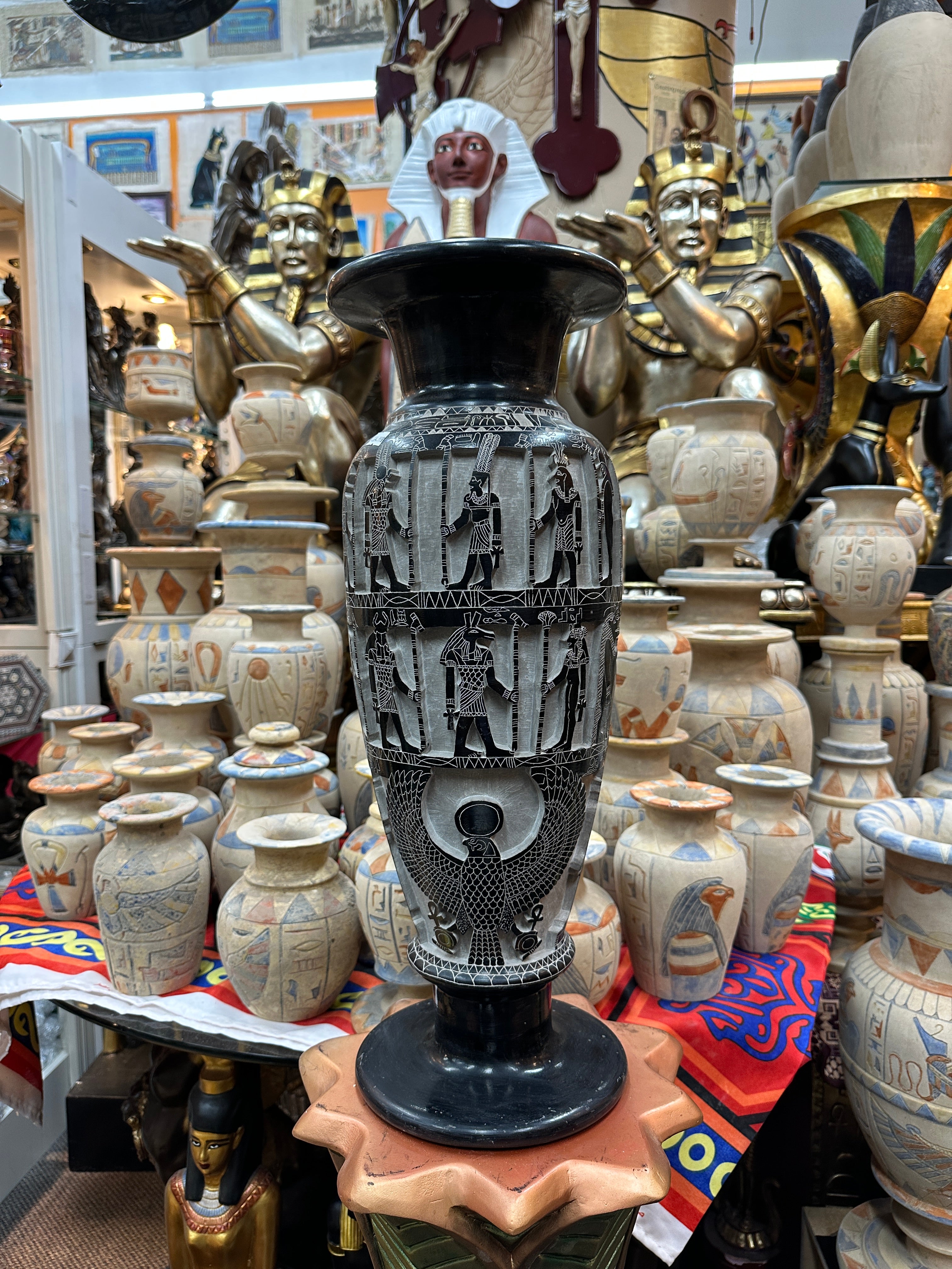 Egyptian Sacred Pantheon Vase