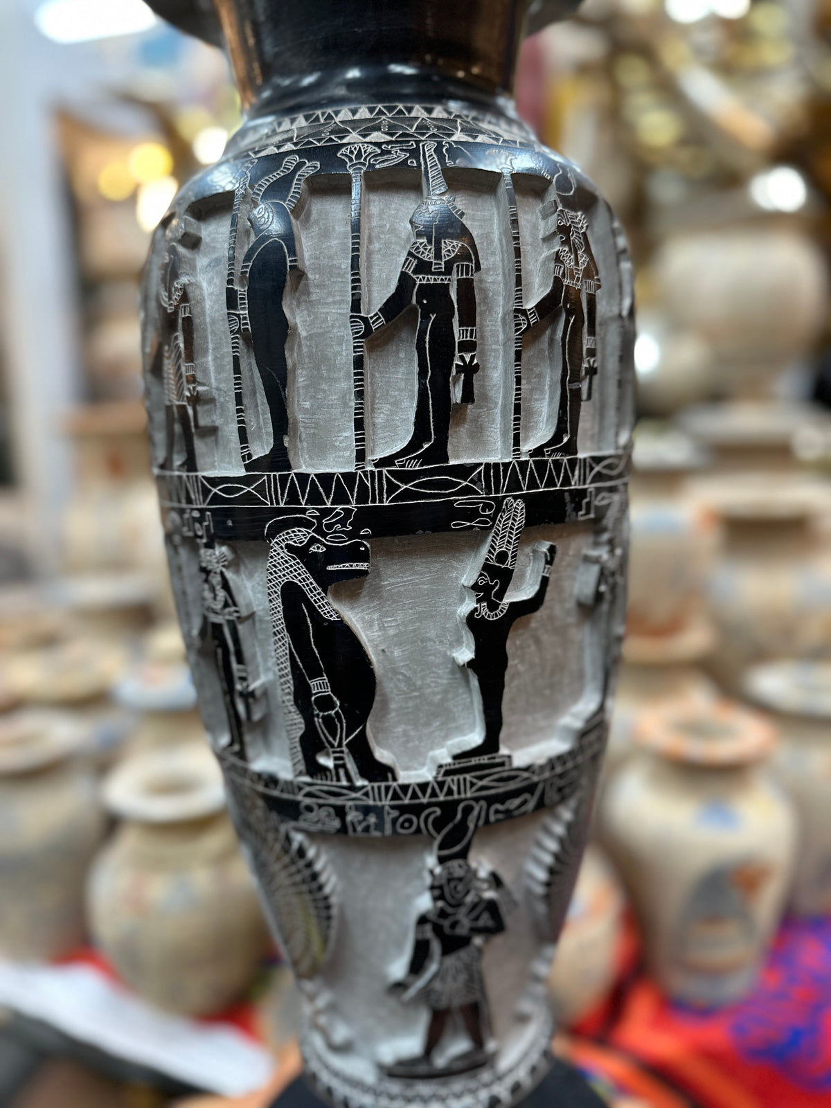 Egyptian Sacred Pantheon Vase