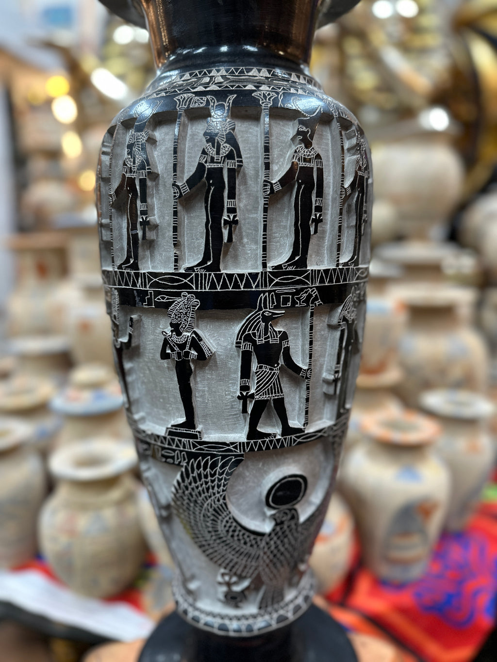 Egyptian Sacred Pantheon Vase