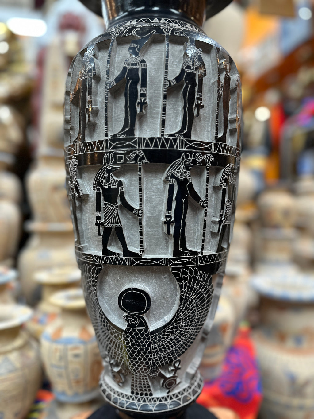 Egyptian Sacred Pantheon Vase
