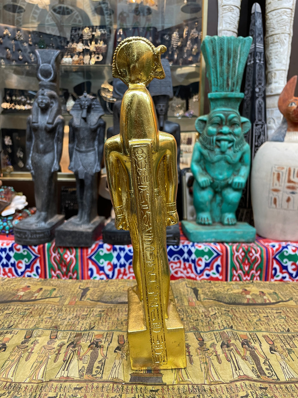 Ra Statue - Gold-Coloured Finish, 32 cm