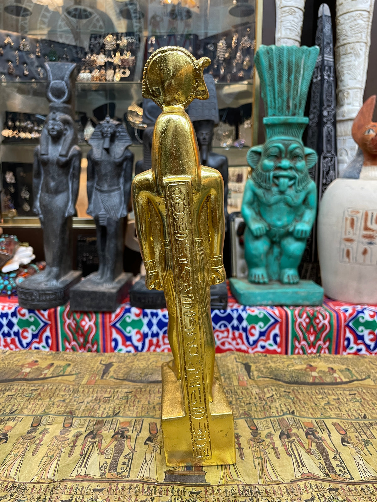 Ra Statue - Gold-Coloured Finish, 32 cm