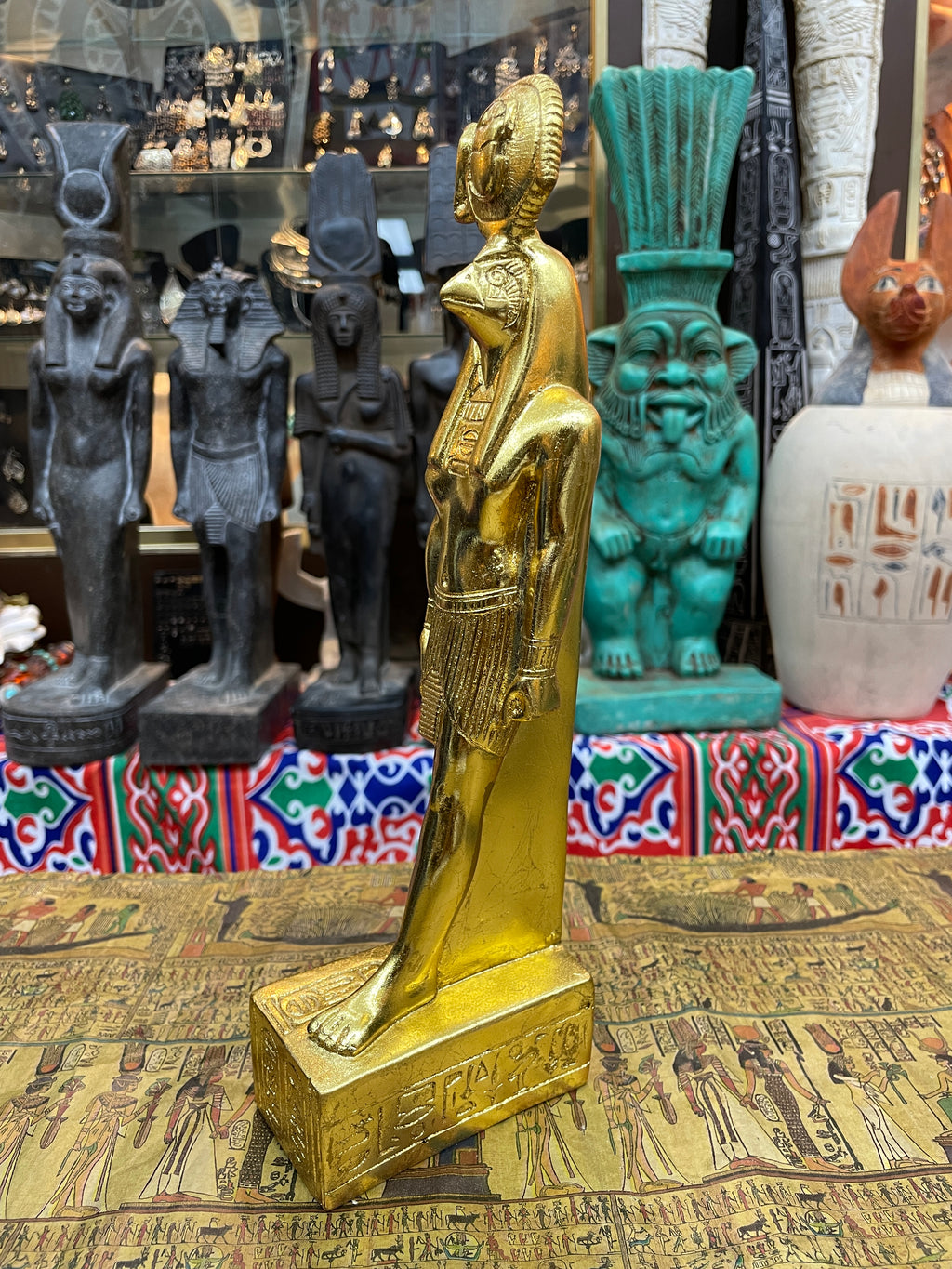 Ra Statue - Gold-Coloured Finish, 32 cm