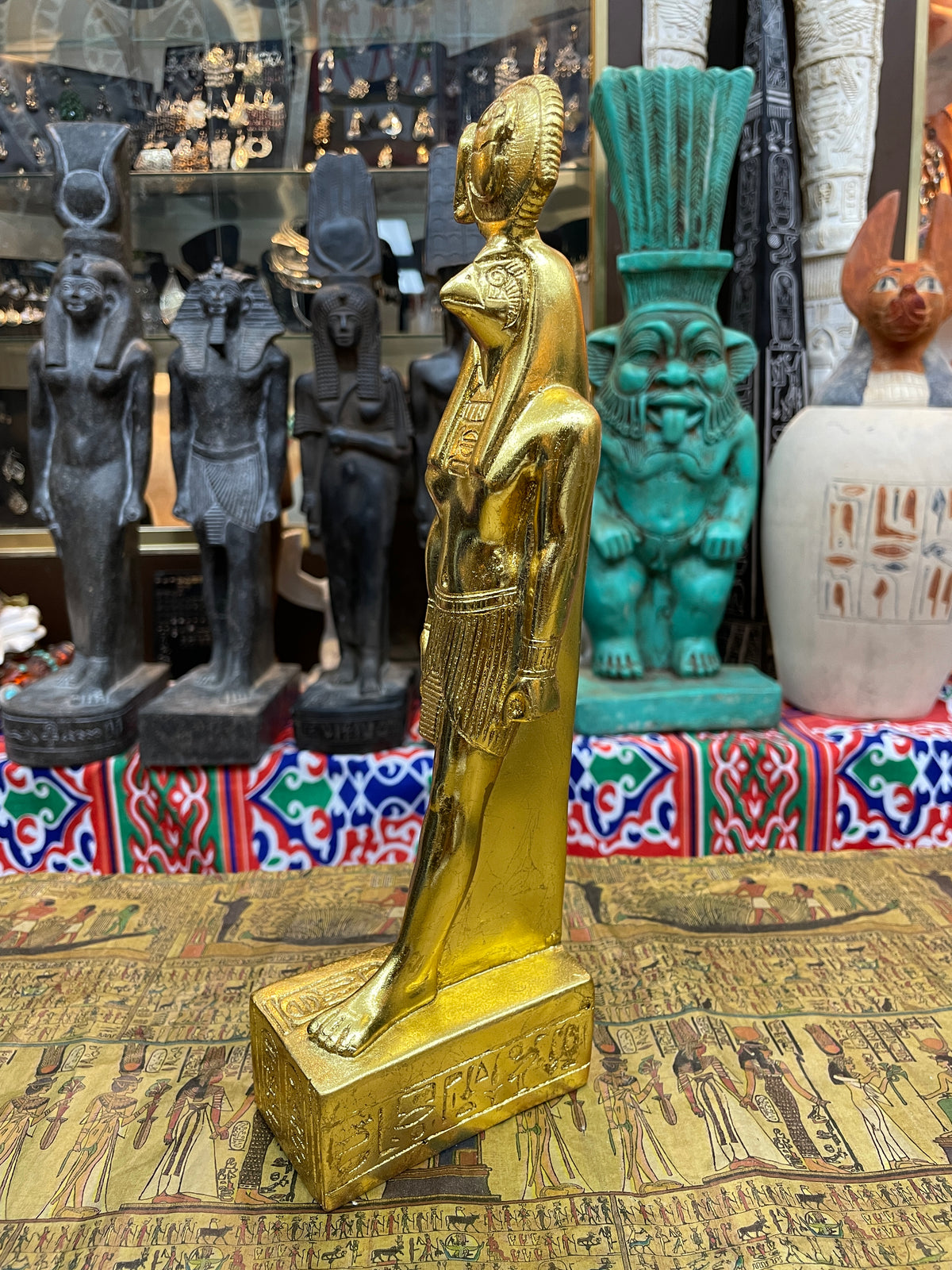 Ra Statue - Gold-Coloured Finish, 32 cm