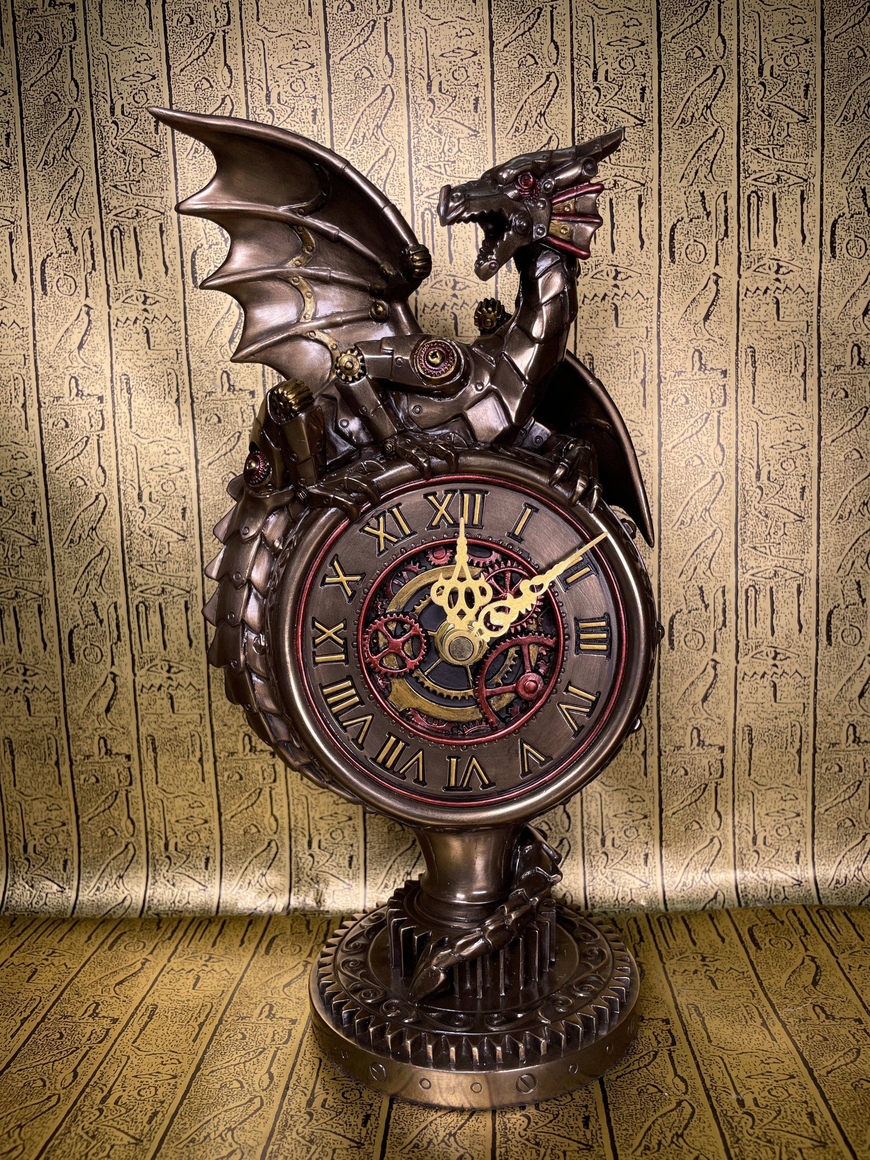 Steampunk Dragon Clock