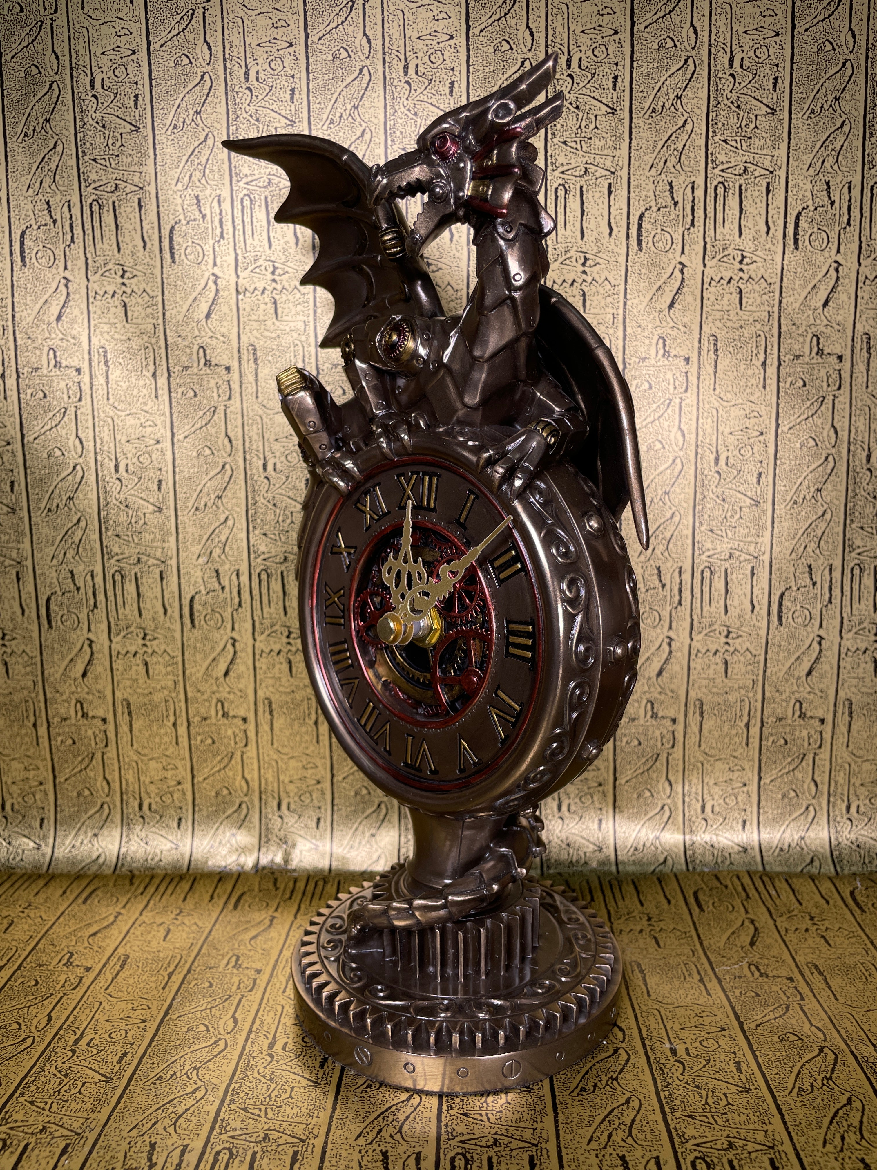 Steampunk Dragon Clock