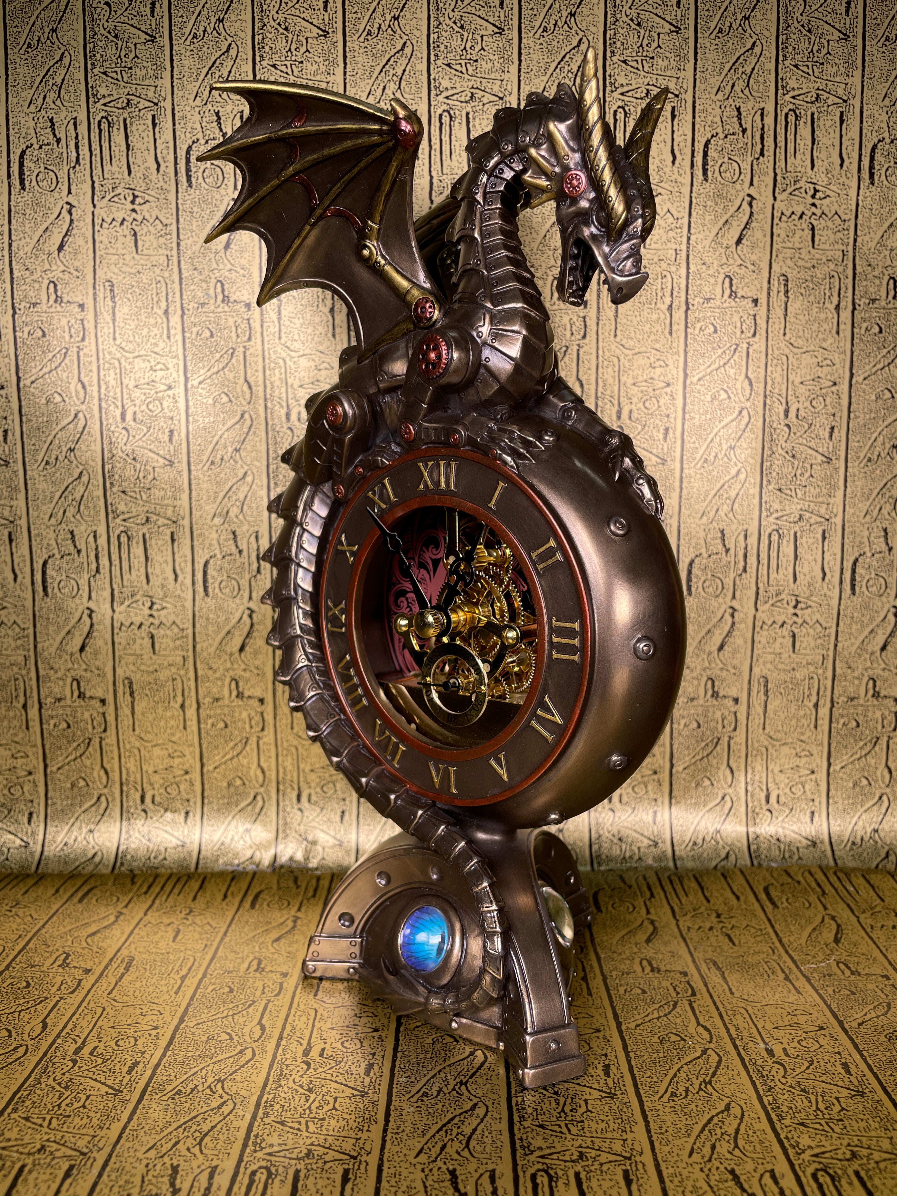 Steampunk Dragon Clock