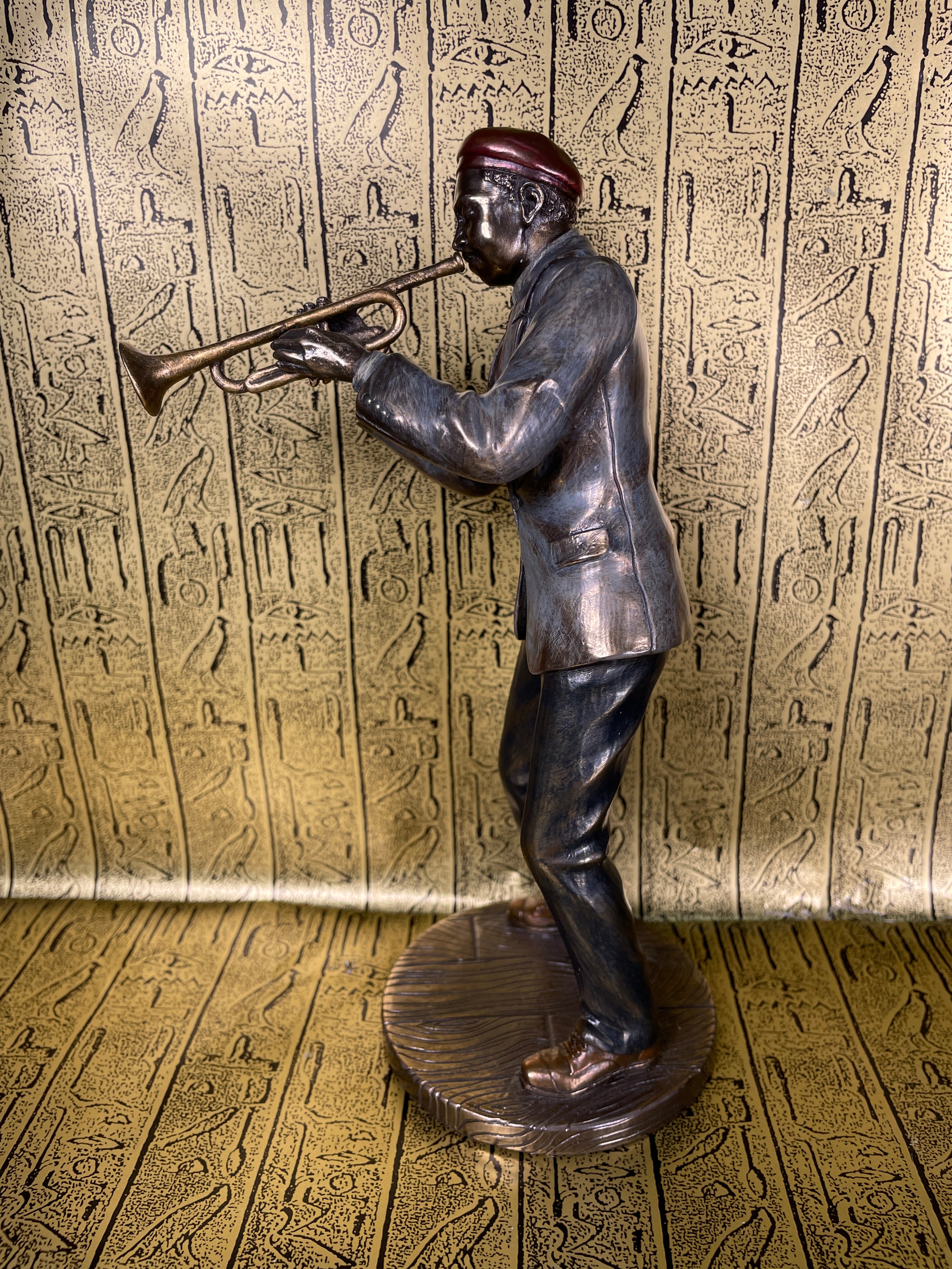 Trumpet Player Statue