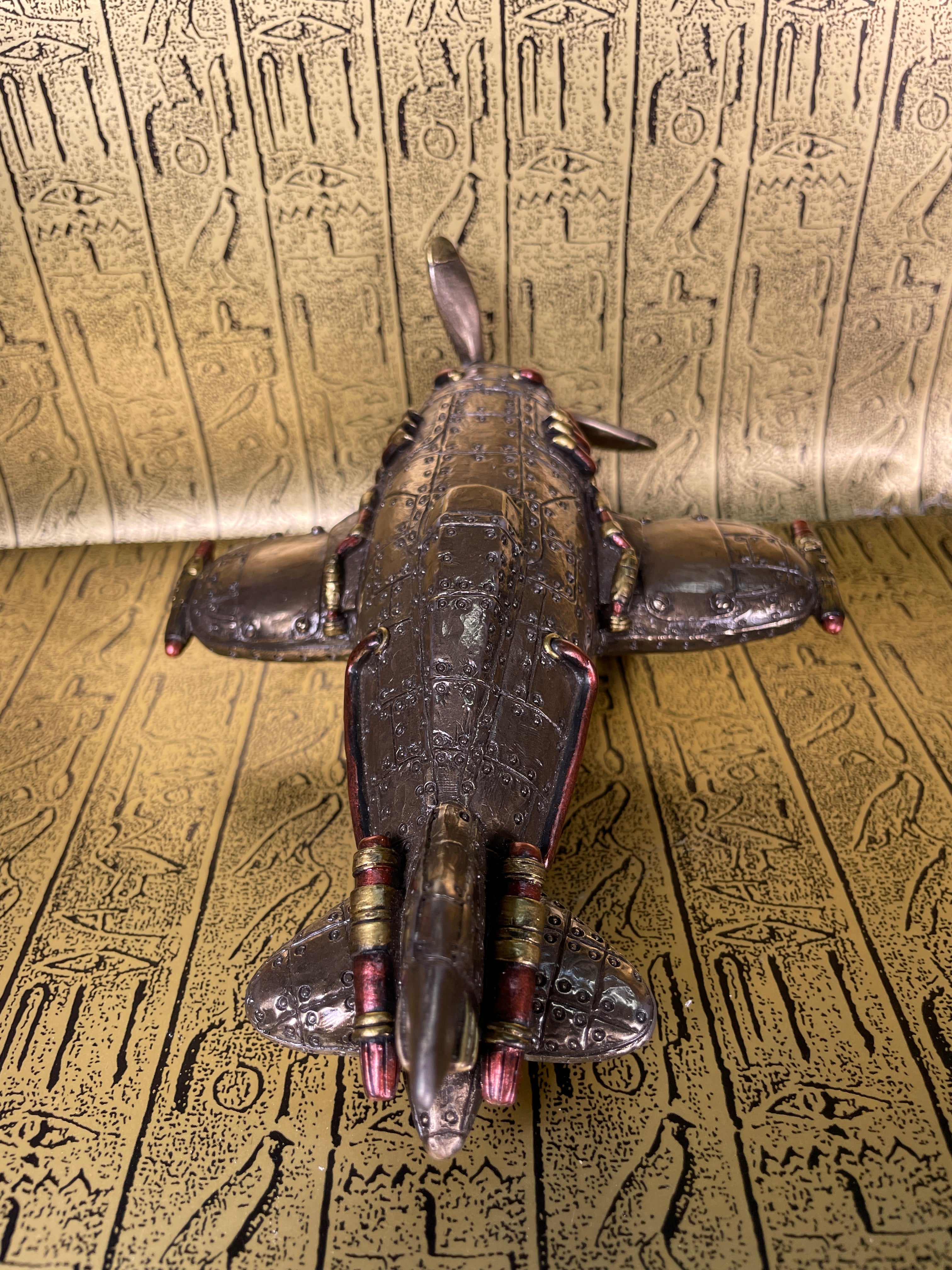 Steampunk Single Propeller Aircraft