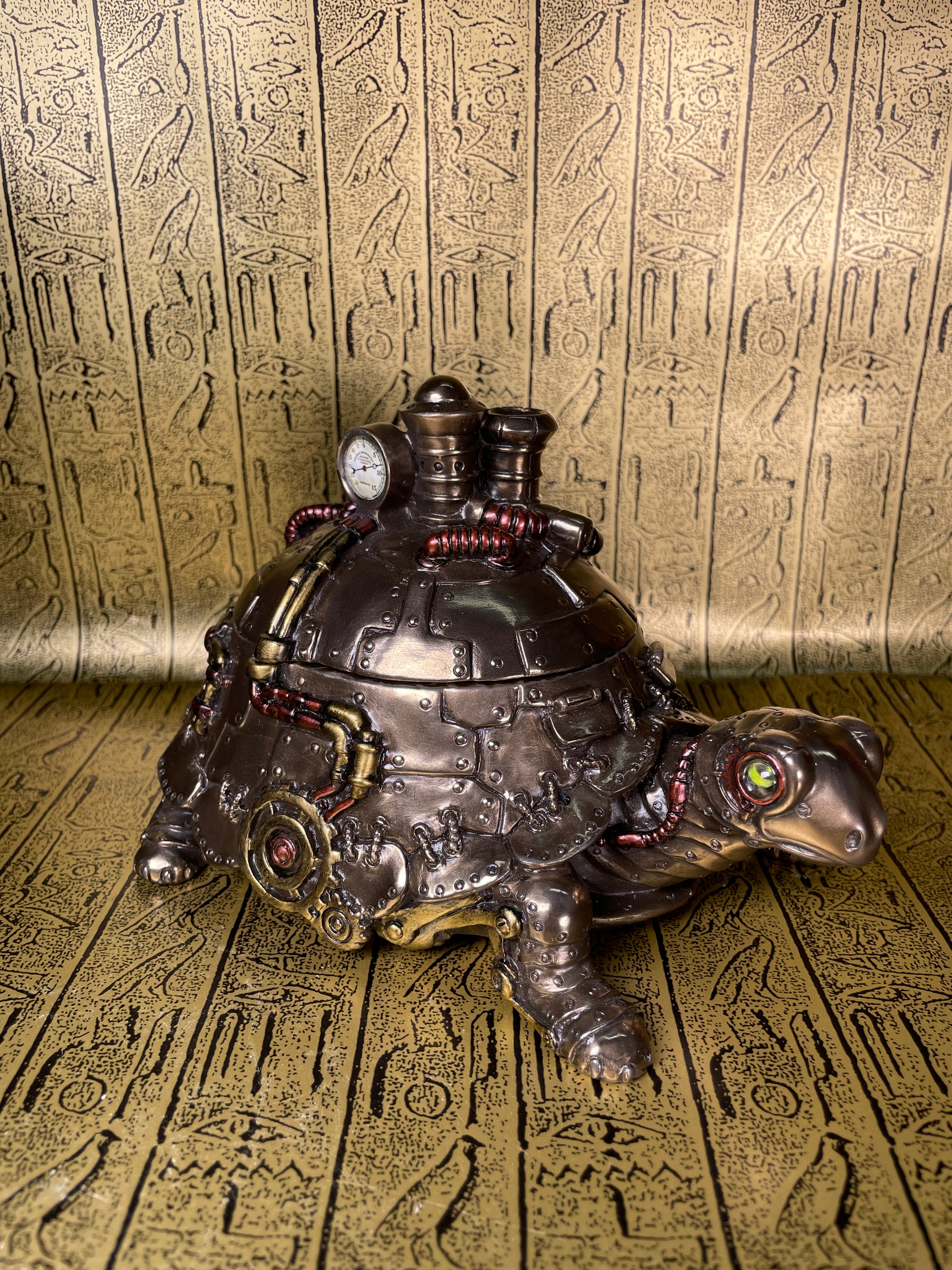 Steampunk Tortoise Trinket Box