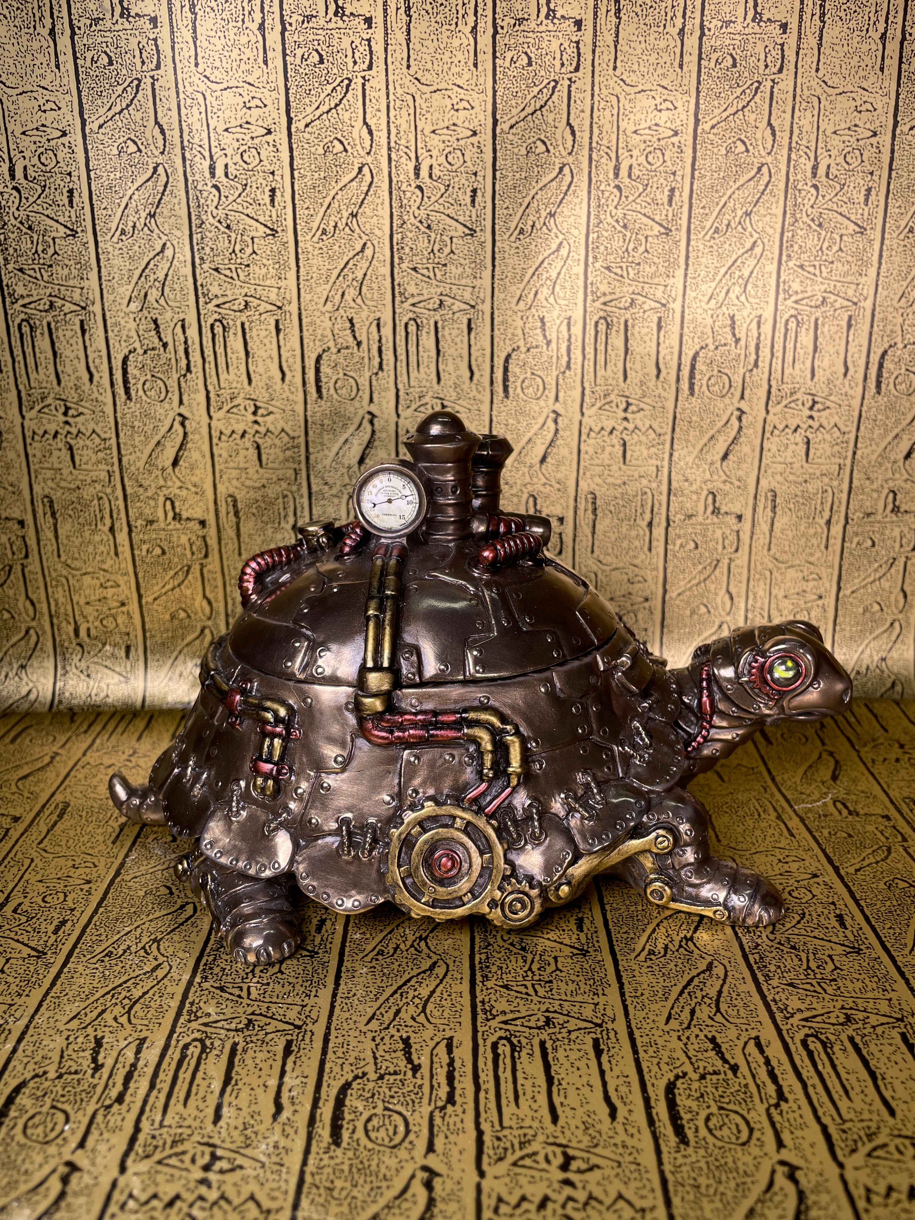 Steampunk Tortoise Trinket Box