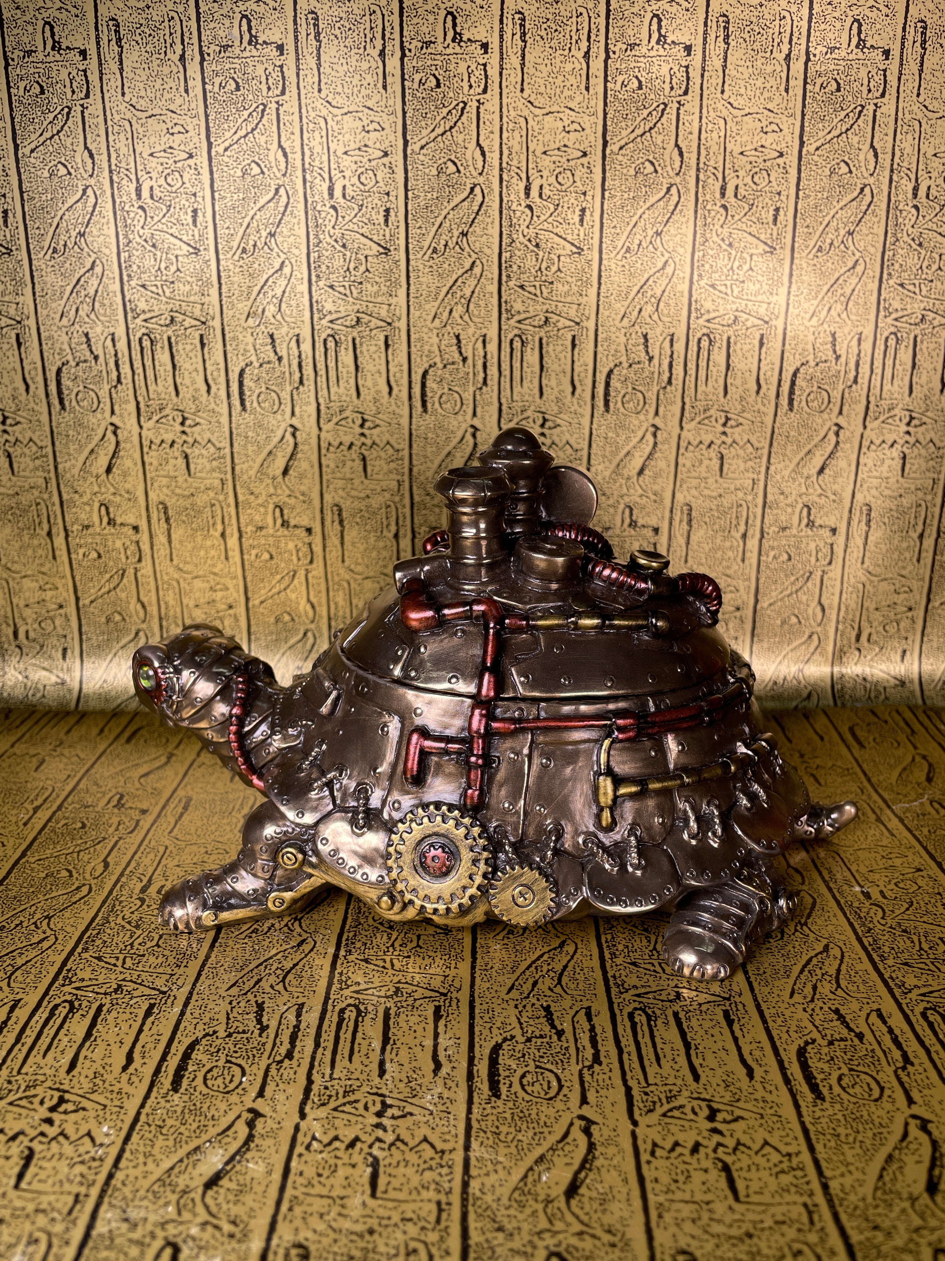 Steampunk Tortoise Trinket Box