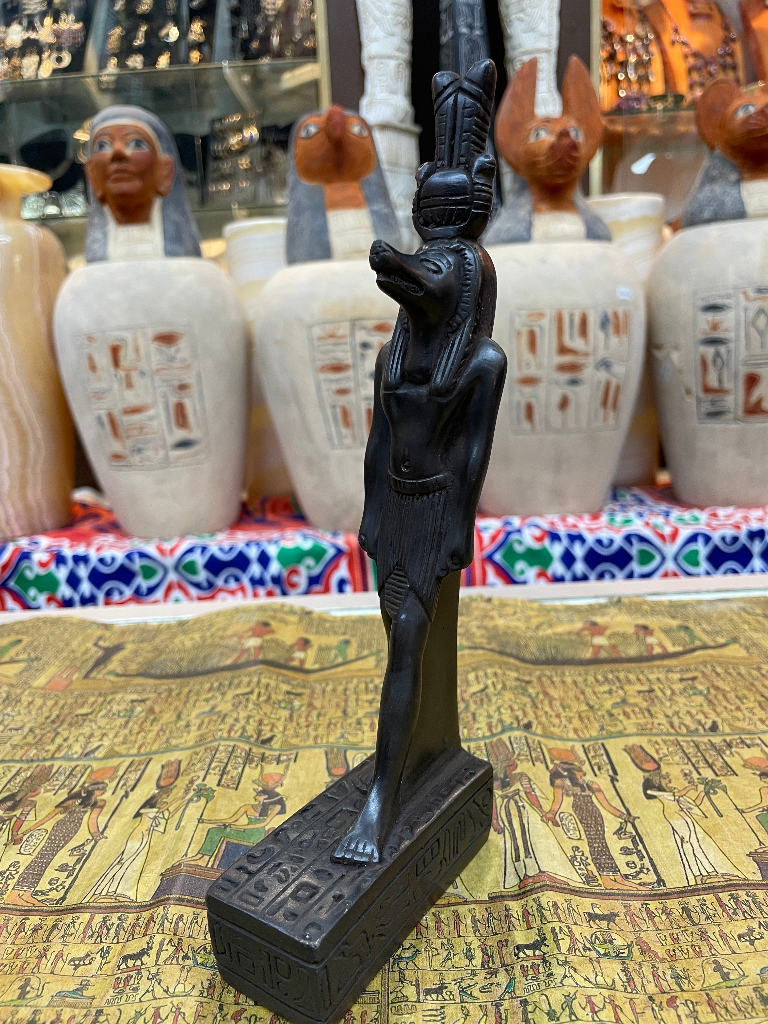 Sobek Statue - Handmade in Egypt