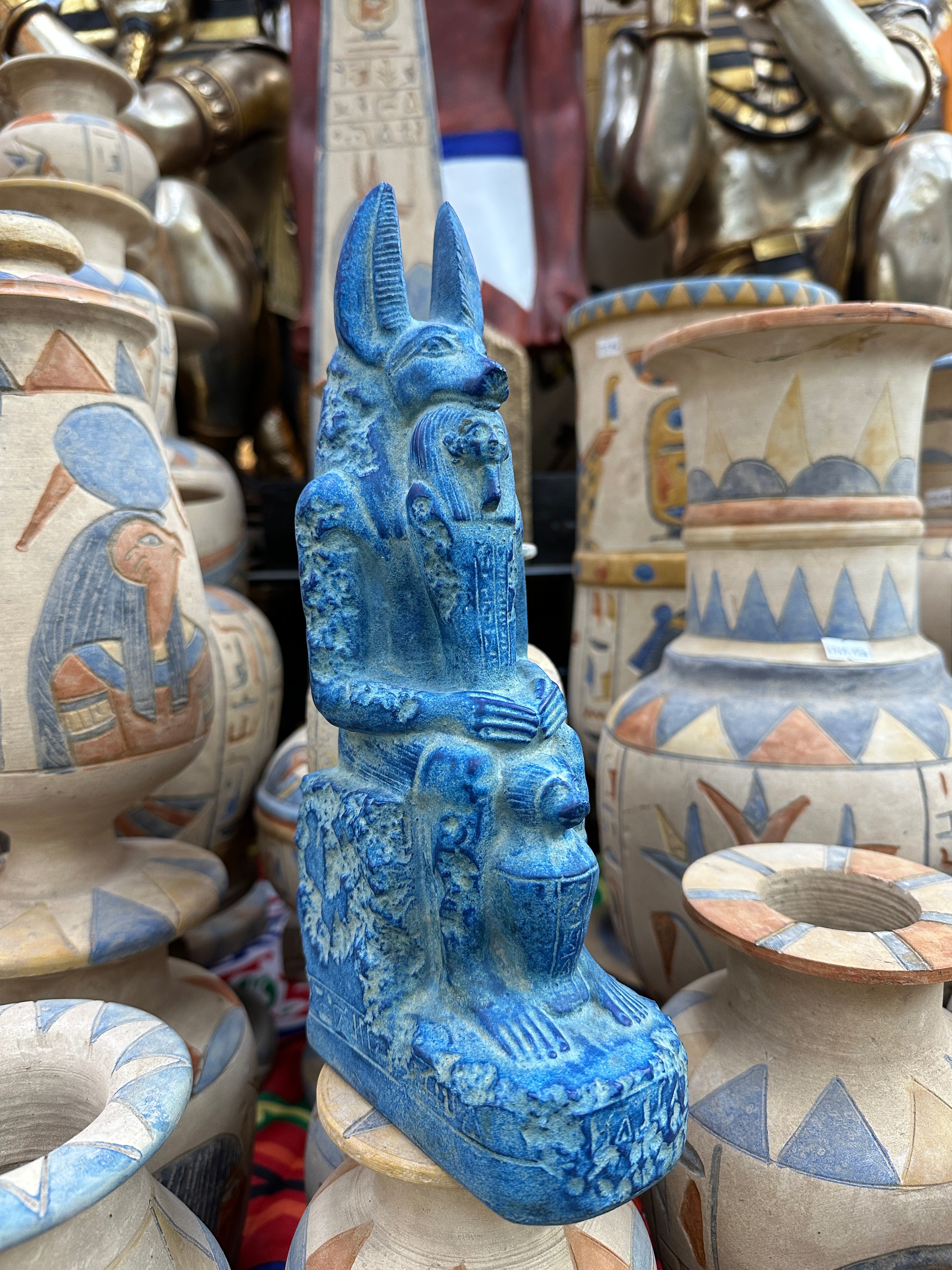 Anubis Statue - Handmade in Egypt