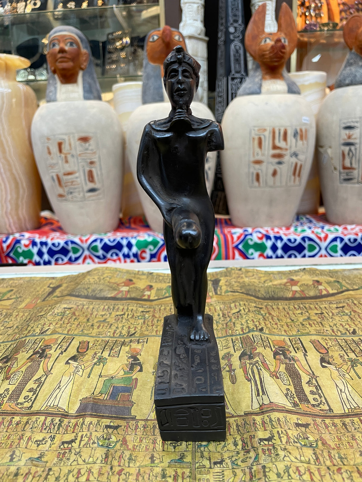 Min Statue - Handmade in Egypt