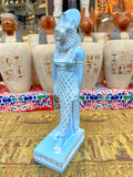 Sekhmet Statue - Blue Finish, 30 cm